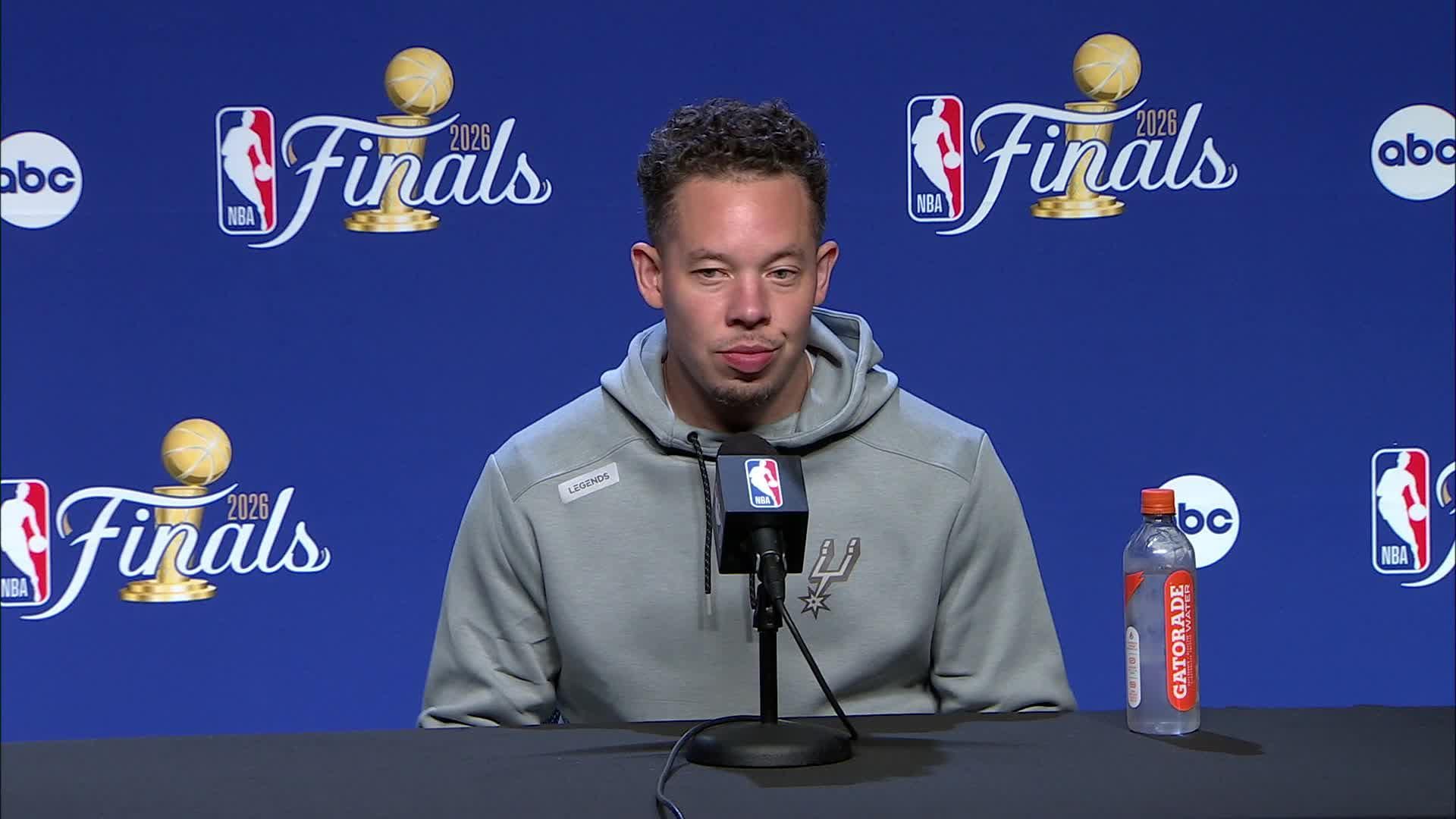 Spurs coach Mitch Johnson Pregame Media Availability | June 8