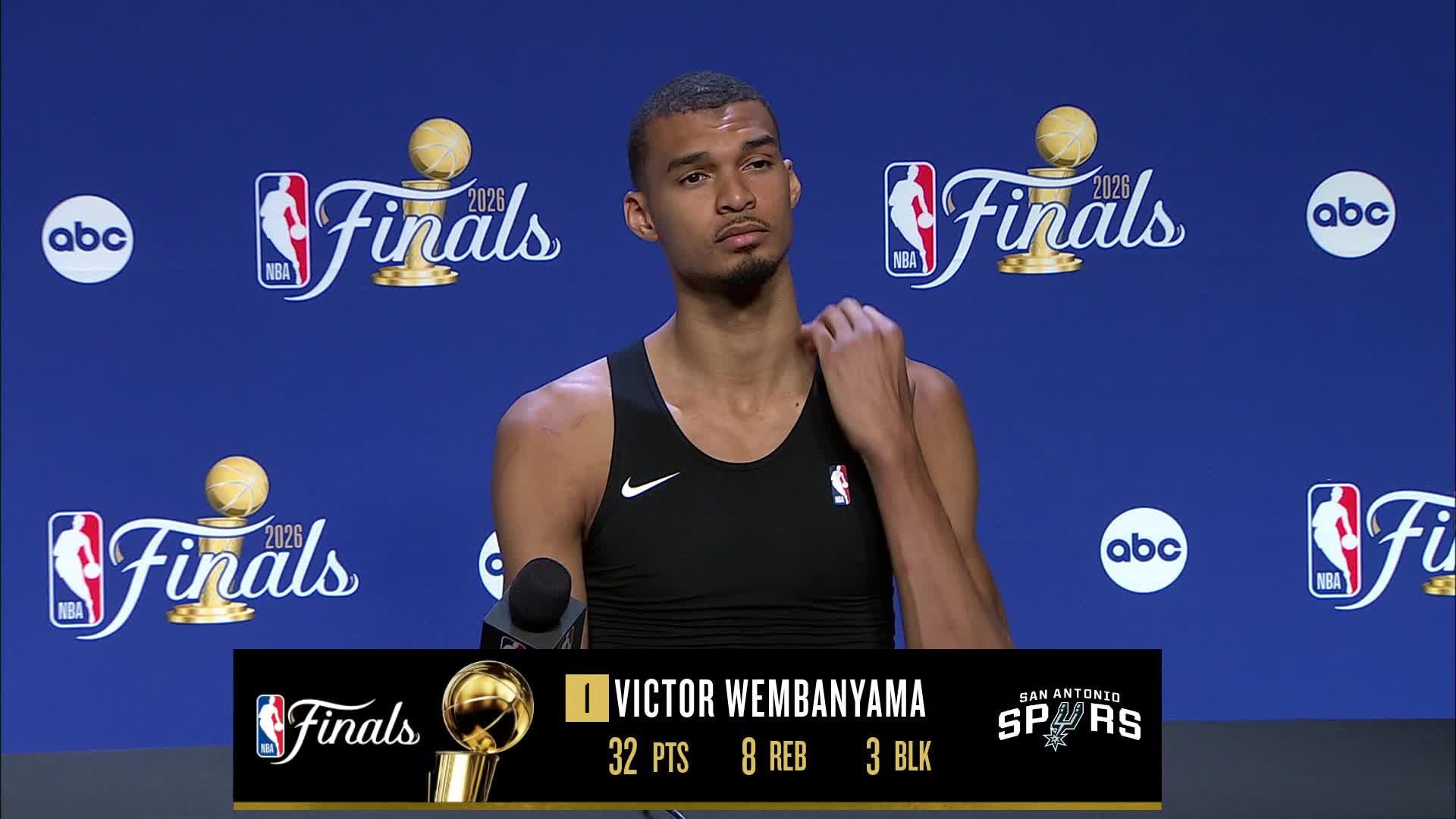 SAS 115, NYK 111: Victor Wembanyama Postgame Media Availability