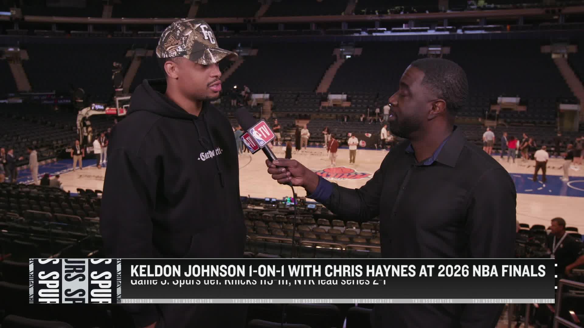 The Association: Keldon Johnson 1-on-1 with Chris Haynes