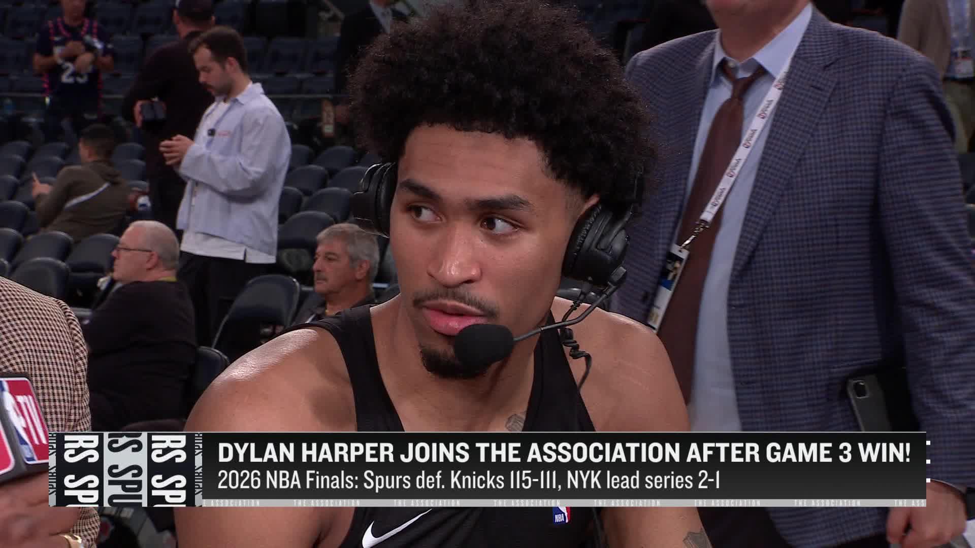 The Association: Dylan Harper talks Game 3 win
