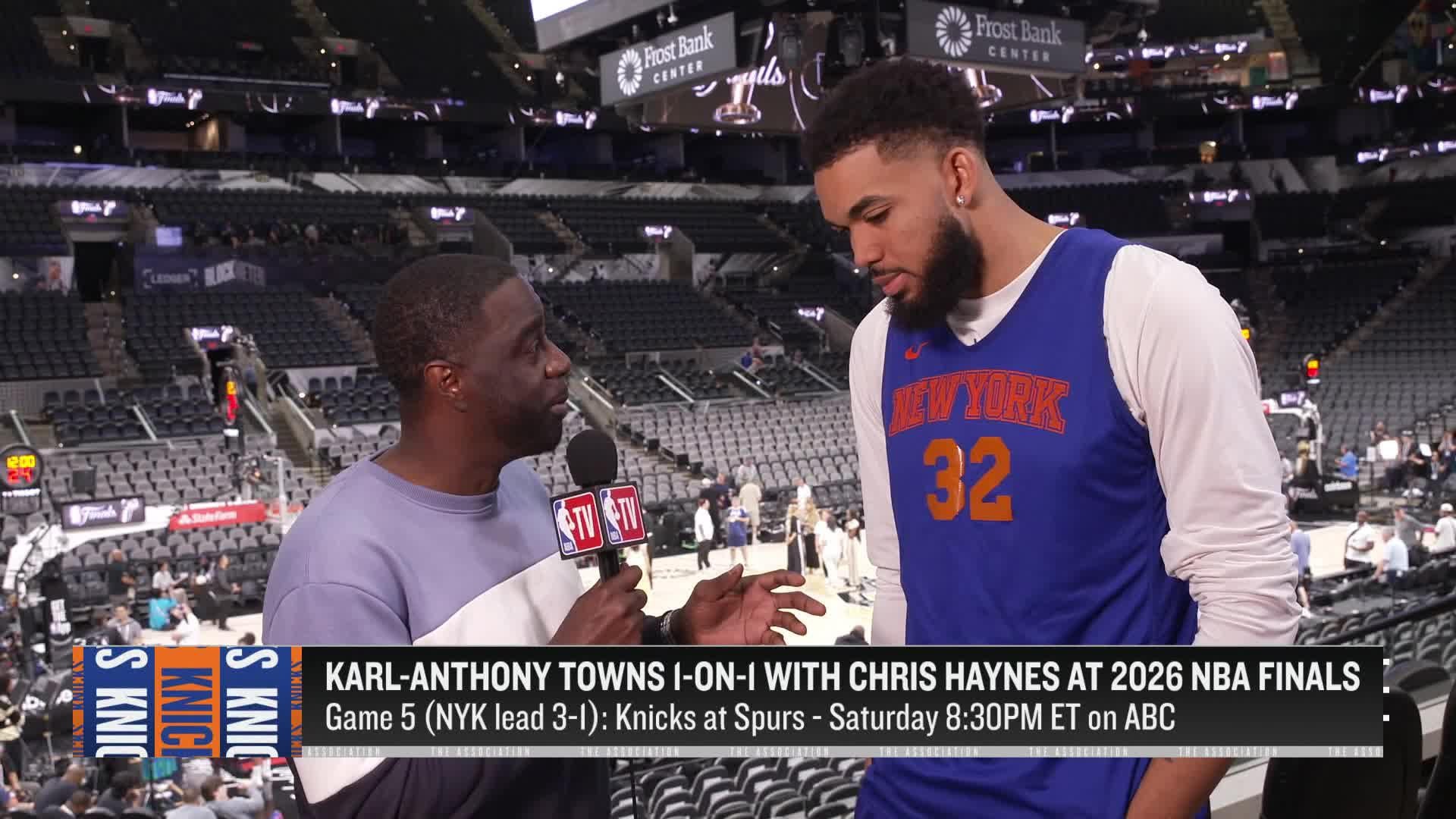 The Association: Karl-Anthony Towns 1-on-1 with Chris Haynes