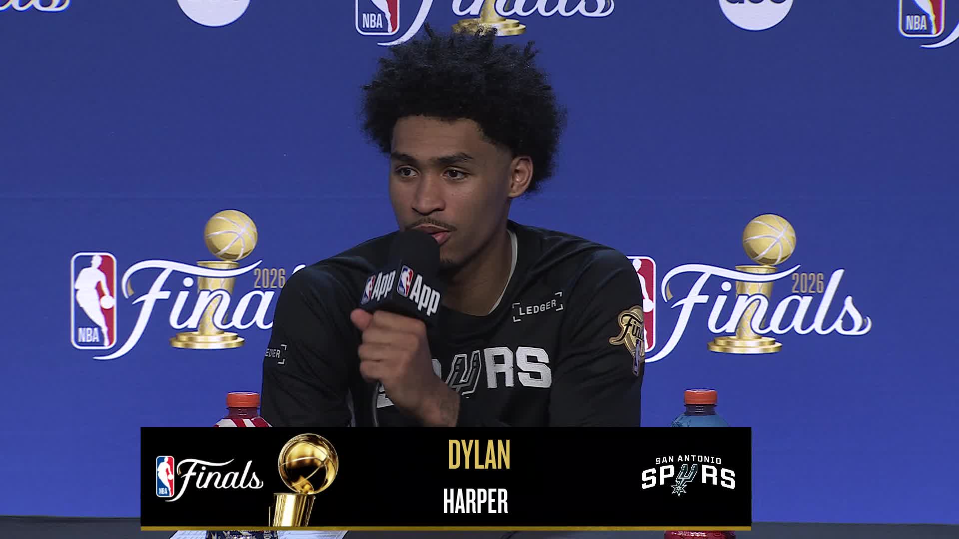 NYK 105, SAS 95: Dylan Harper Postgame Media Availability