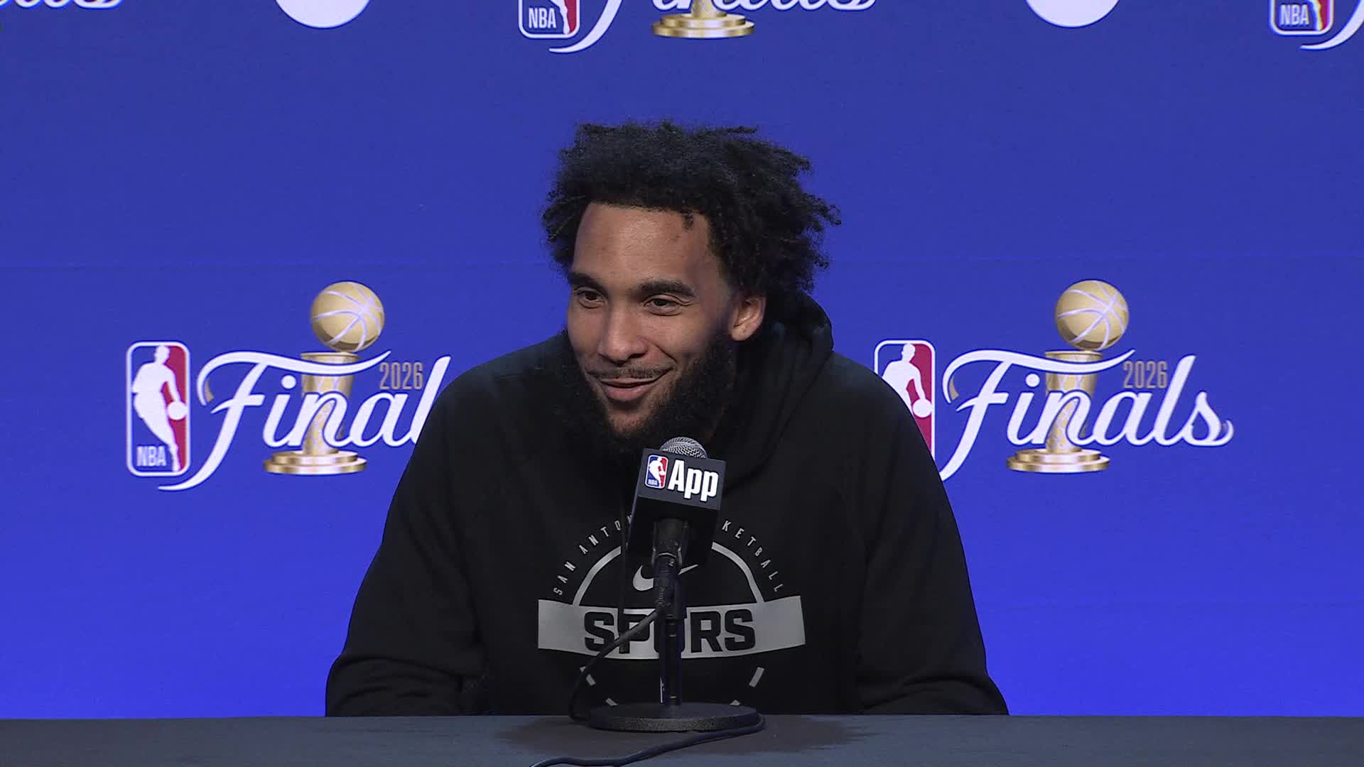 Julian Champagnie's Finals Media Availability | June 2