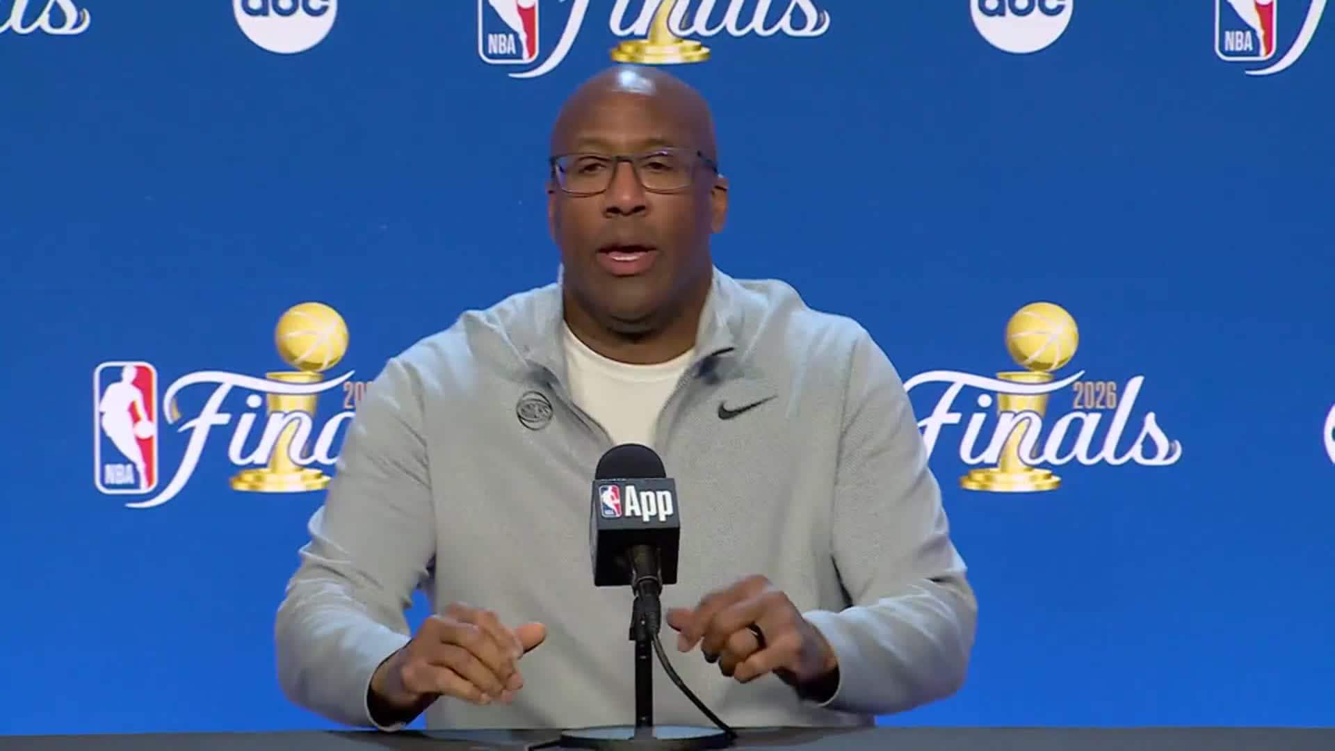 Knicks coach Mike Brown Game 1 Pregame Media Availability