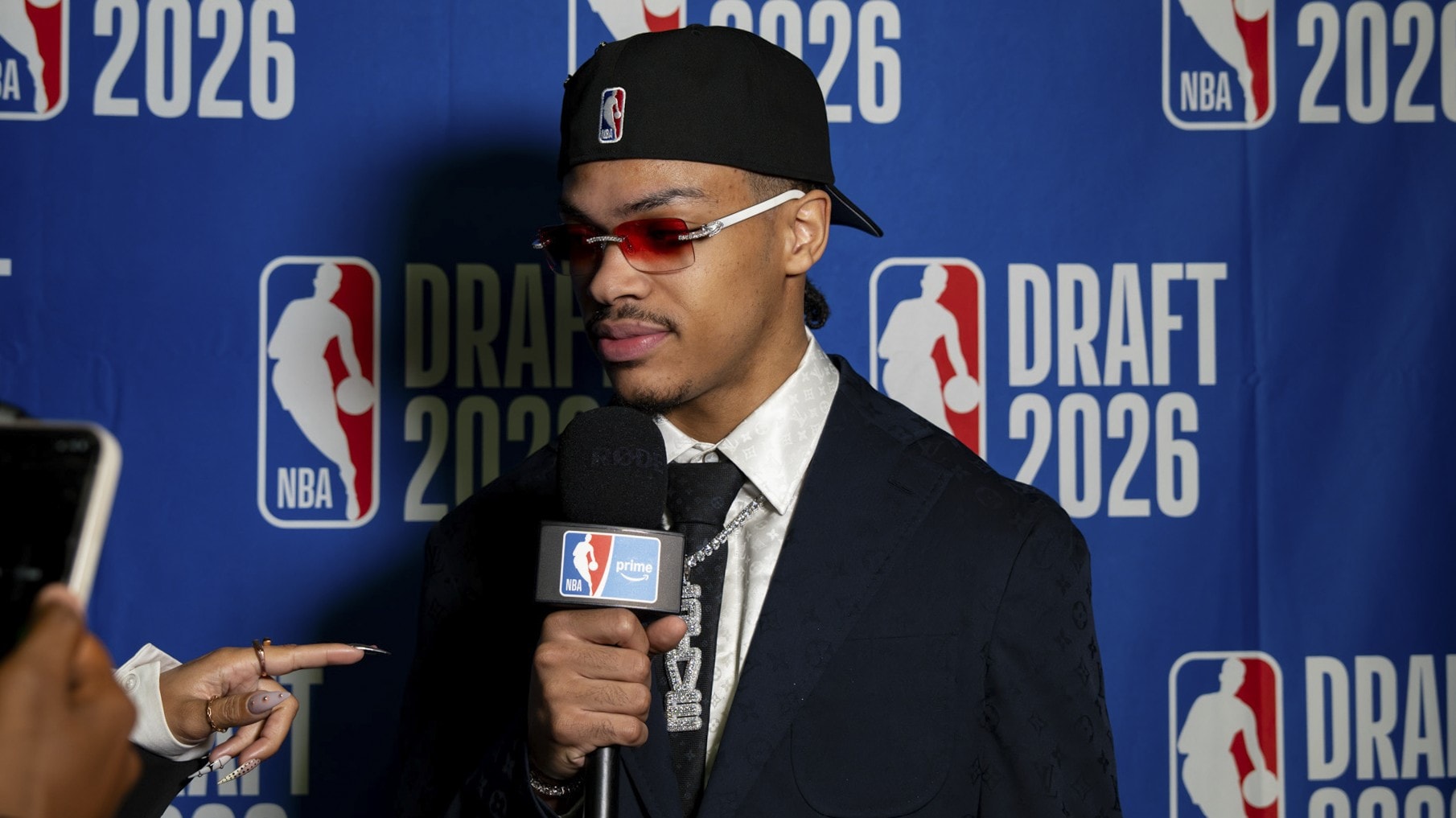 BTS with Darius Acuff Jr. at 2026 NBA Draft