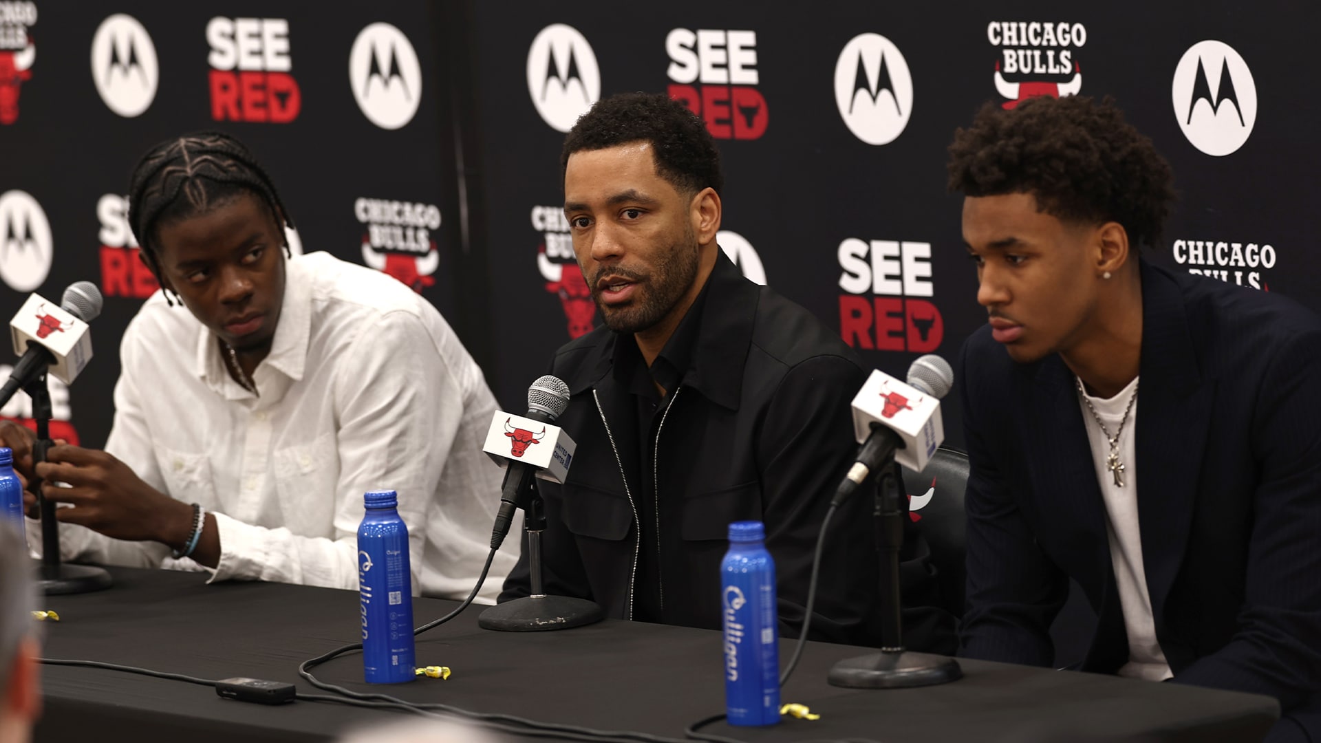 Bulls introduce Caleb Wilson and Dailyn Swain