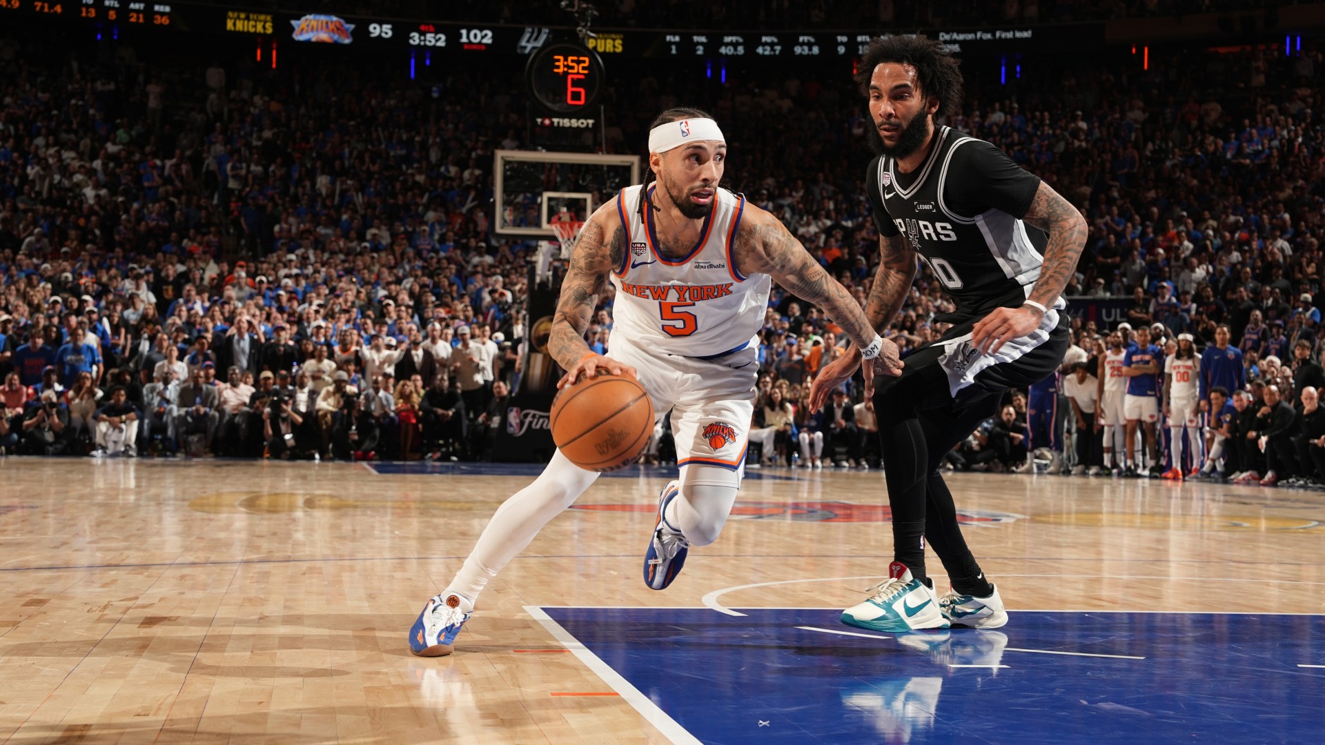 Jose Alvarado provides unlikely boost in crunch time for the Knicks
