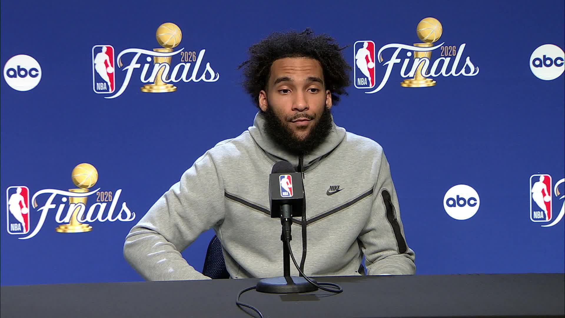 Julian Champagnie’s Finals Media Availability | June 9
