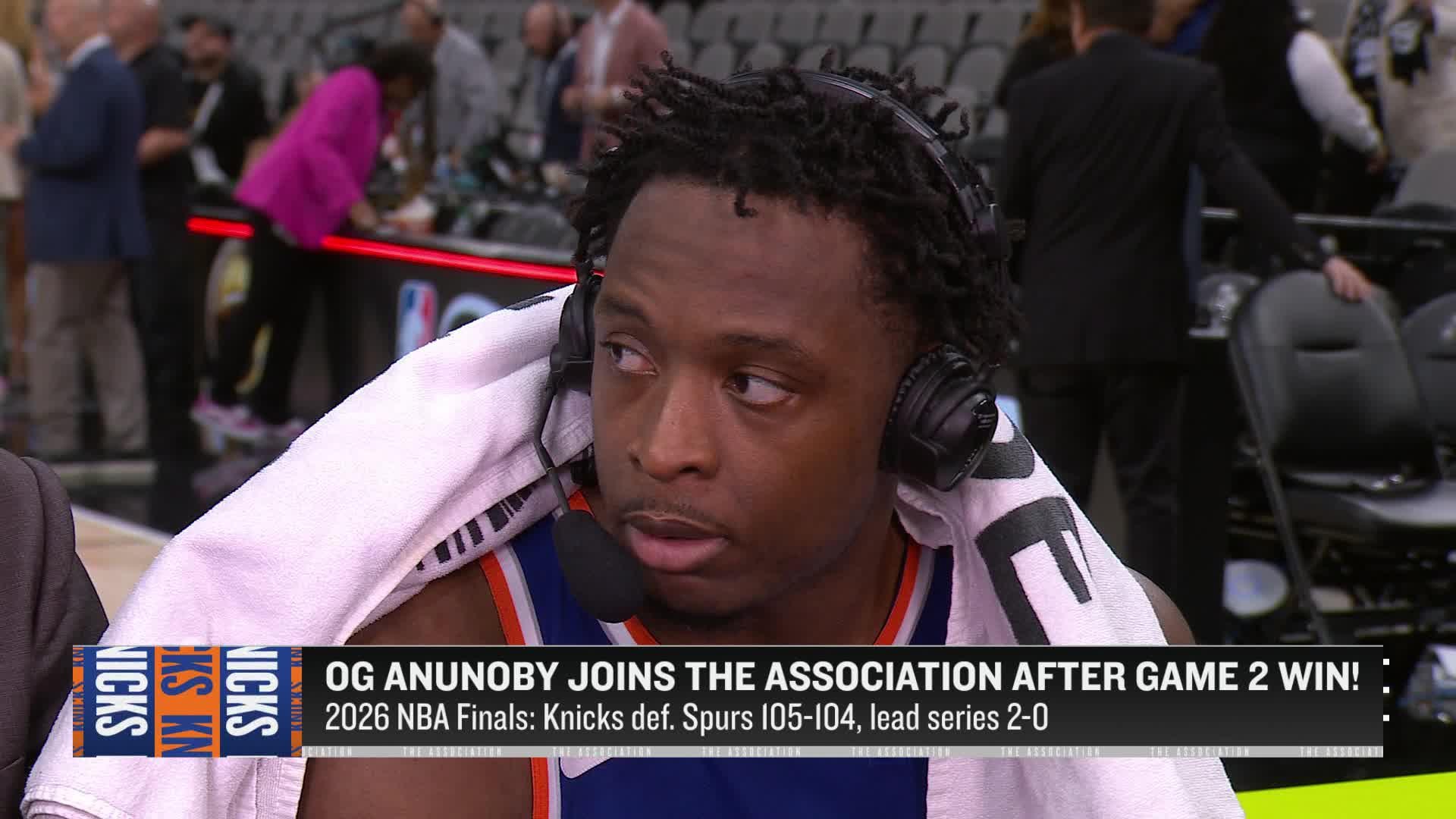 The Association: OG Anunoby talks Knicks Game 2 win