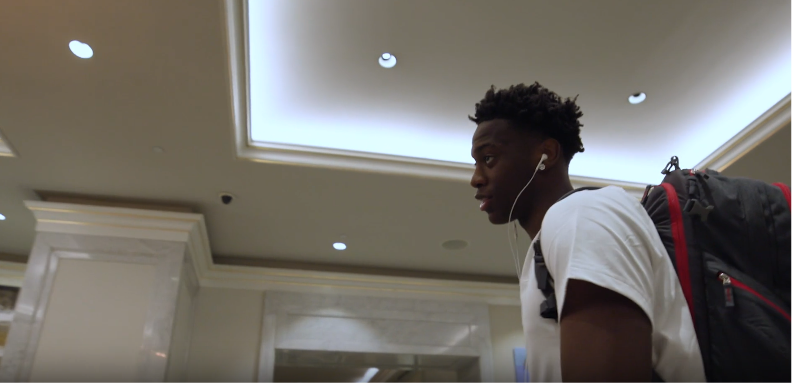 Draft Prospect AJ Dybantsa arrives in NYC