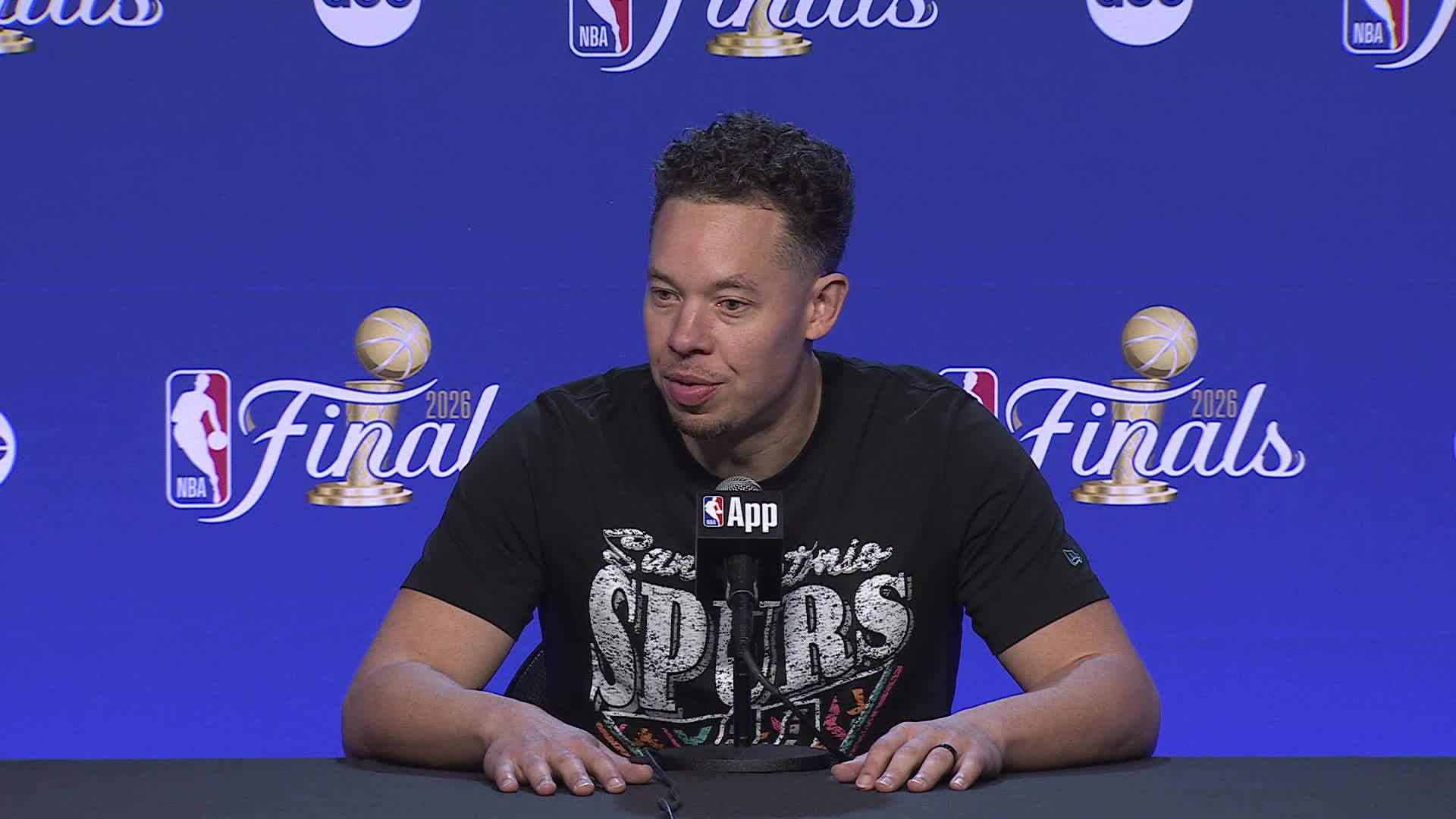 Spurs coach Mitch Johnson's Finals Media Availability | June 2