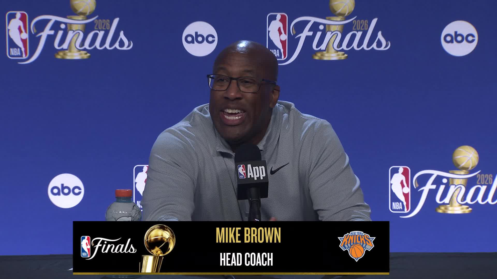 NYK 105, SAS 104: Knicks coach Mike Brown Postgame Media Availability