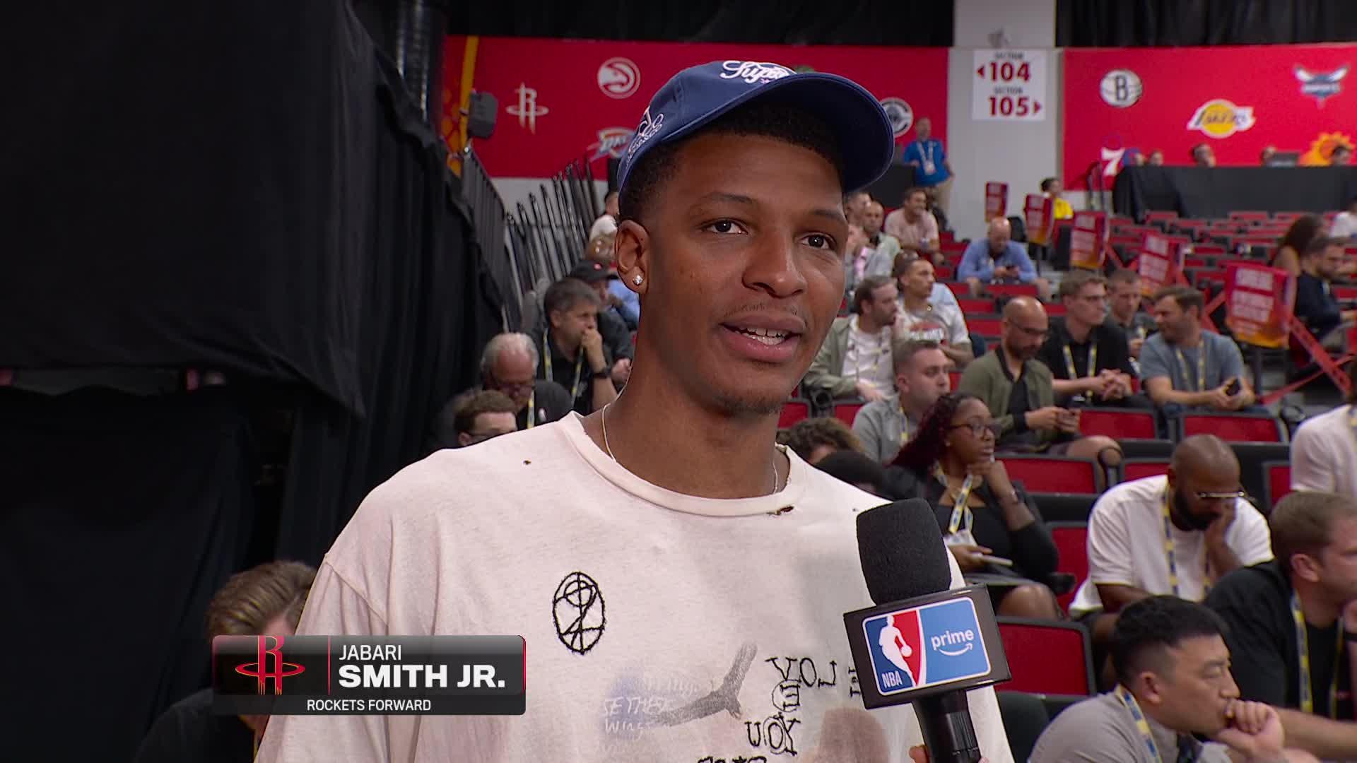 Jabari Smith Jr: 'We're right where we want to be'