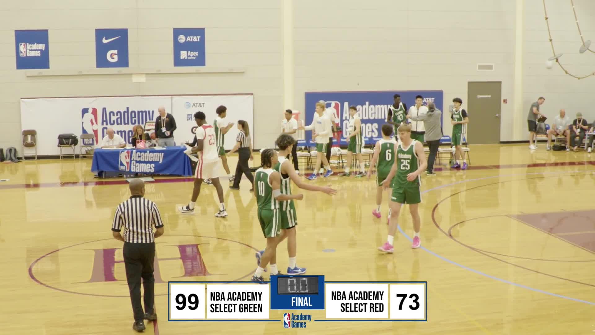NBA Academy Full Game: NBA Academy Select Red vs. NBA Academy Select Green