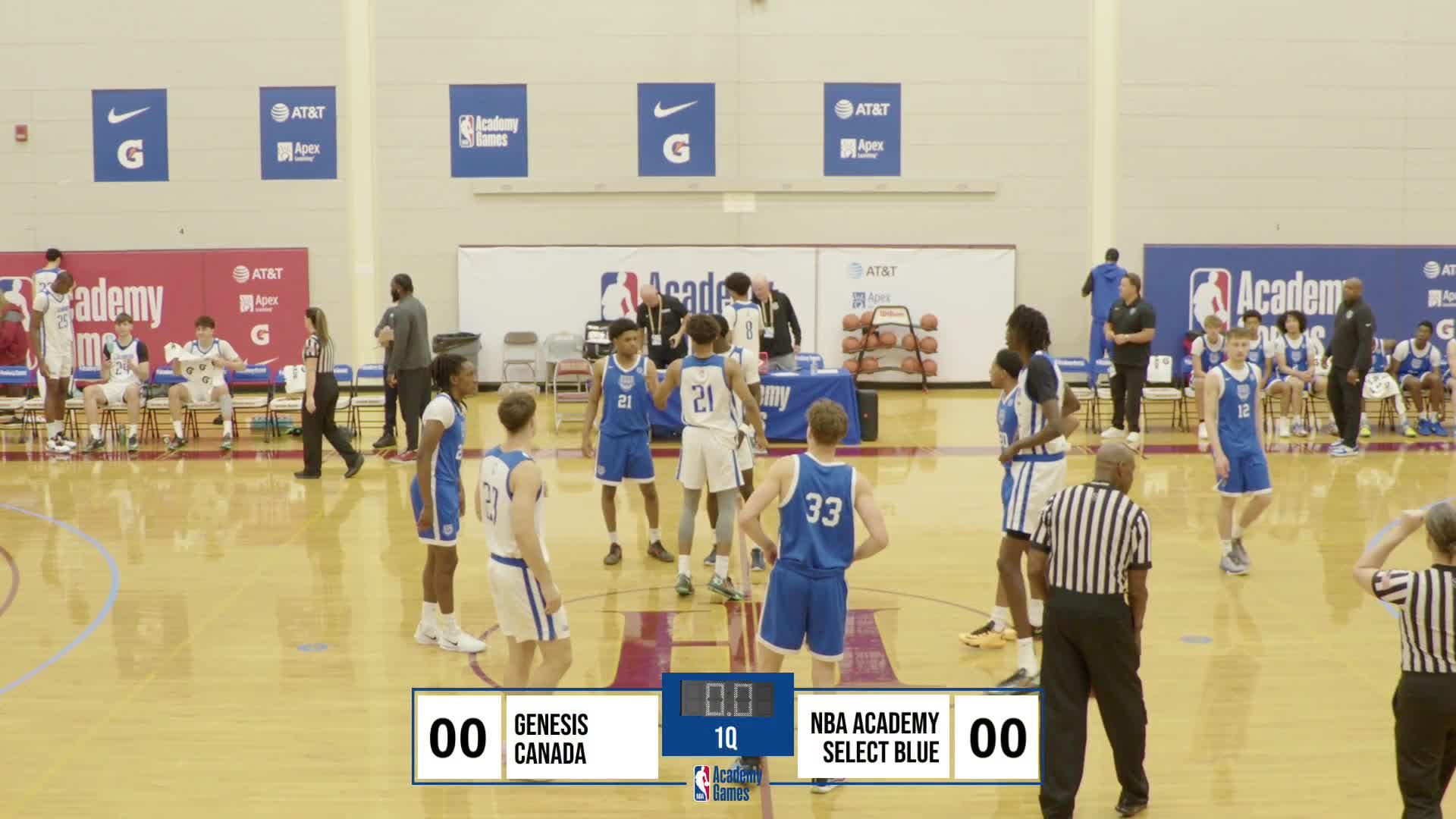 NBA Academy Full Game: NBA Academy Select Blue vs. Genesis Canada