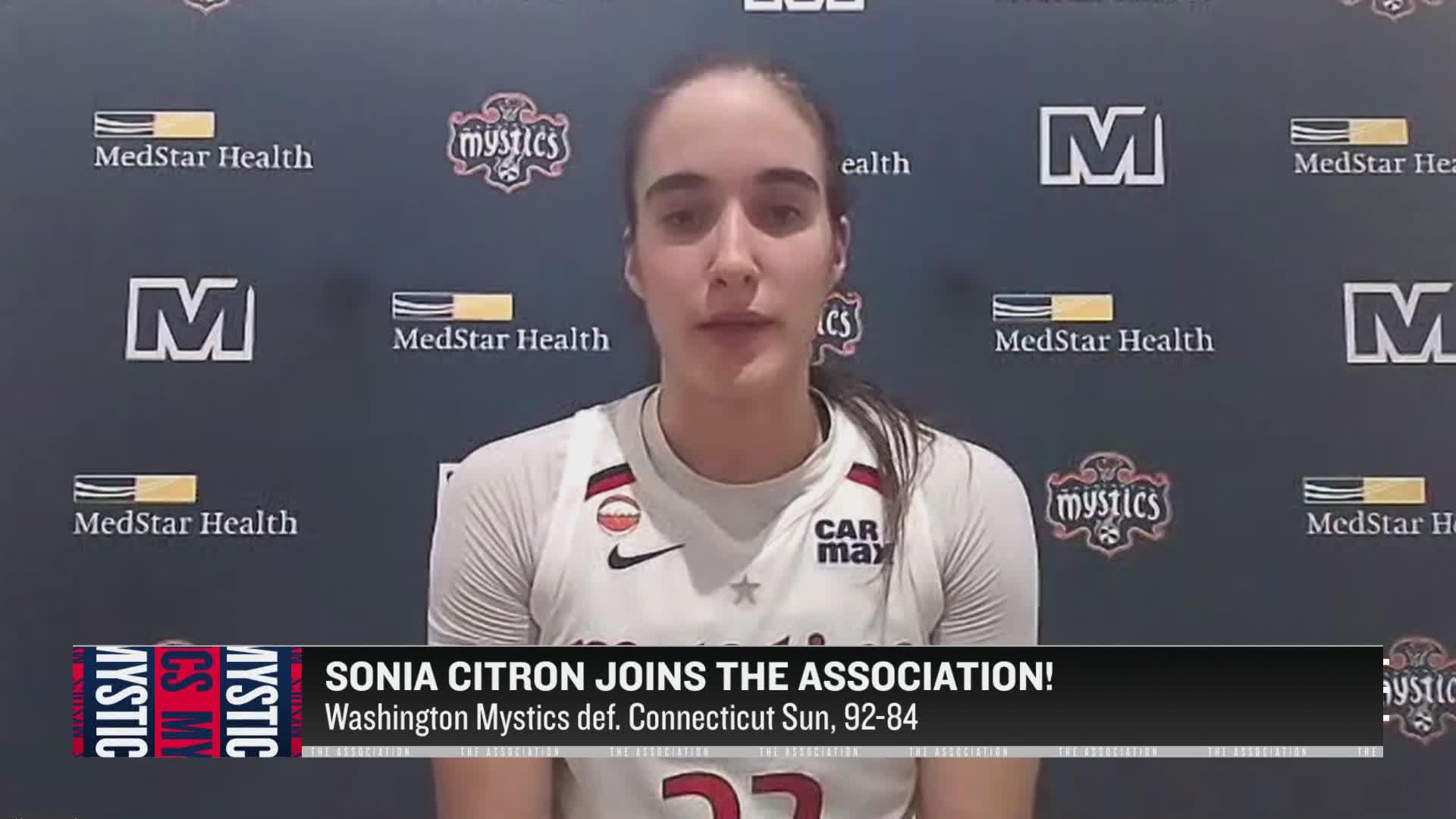 The Association: Sonia Citron on Washington Mystics playoff aspirations