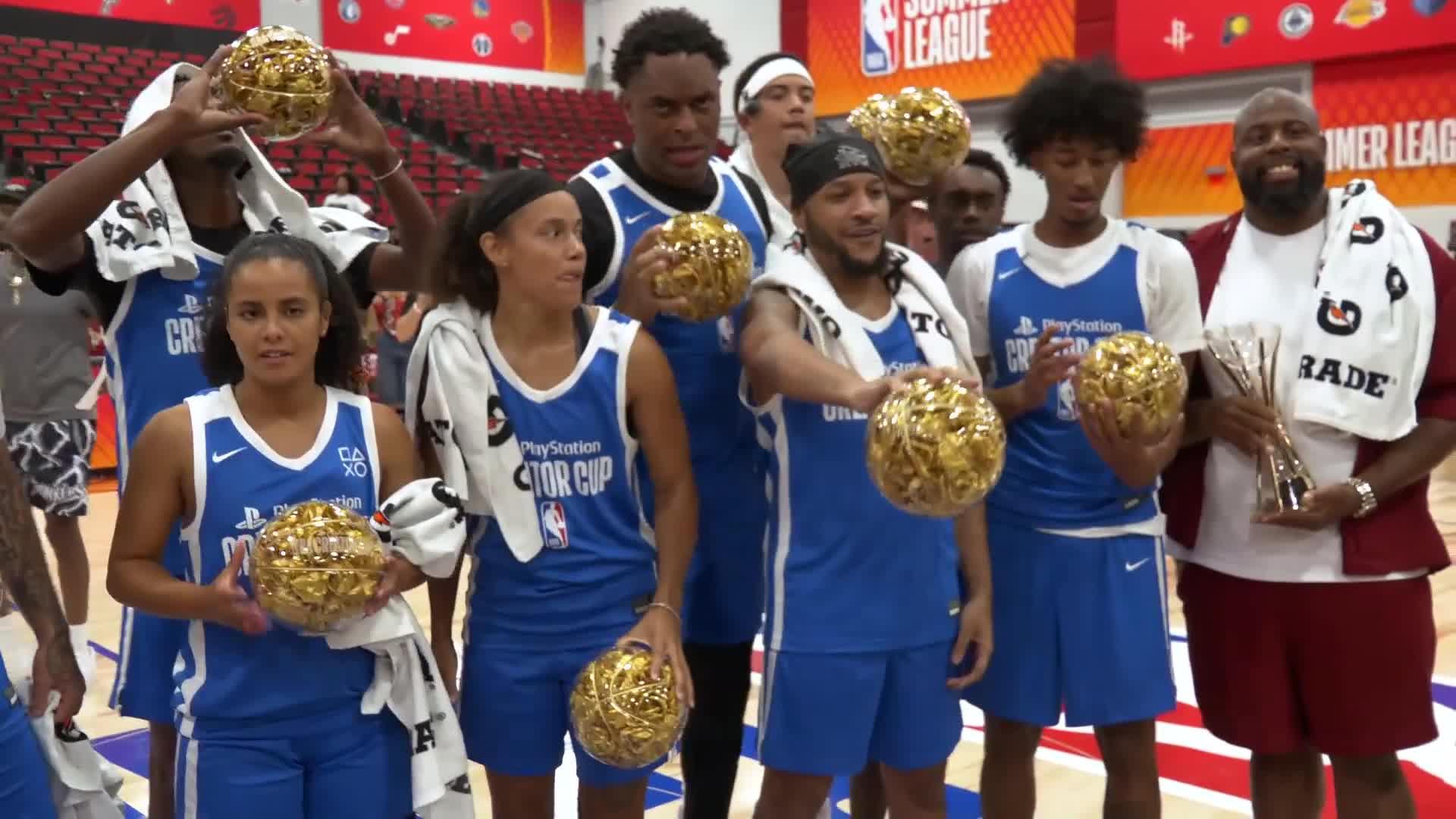 PlayStation NBA Creator Cup Game Recap: Team Darrick 90, Team Pierre 69