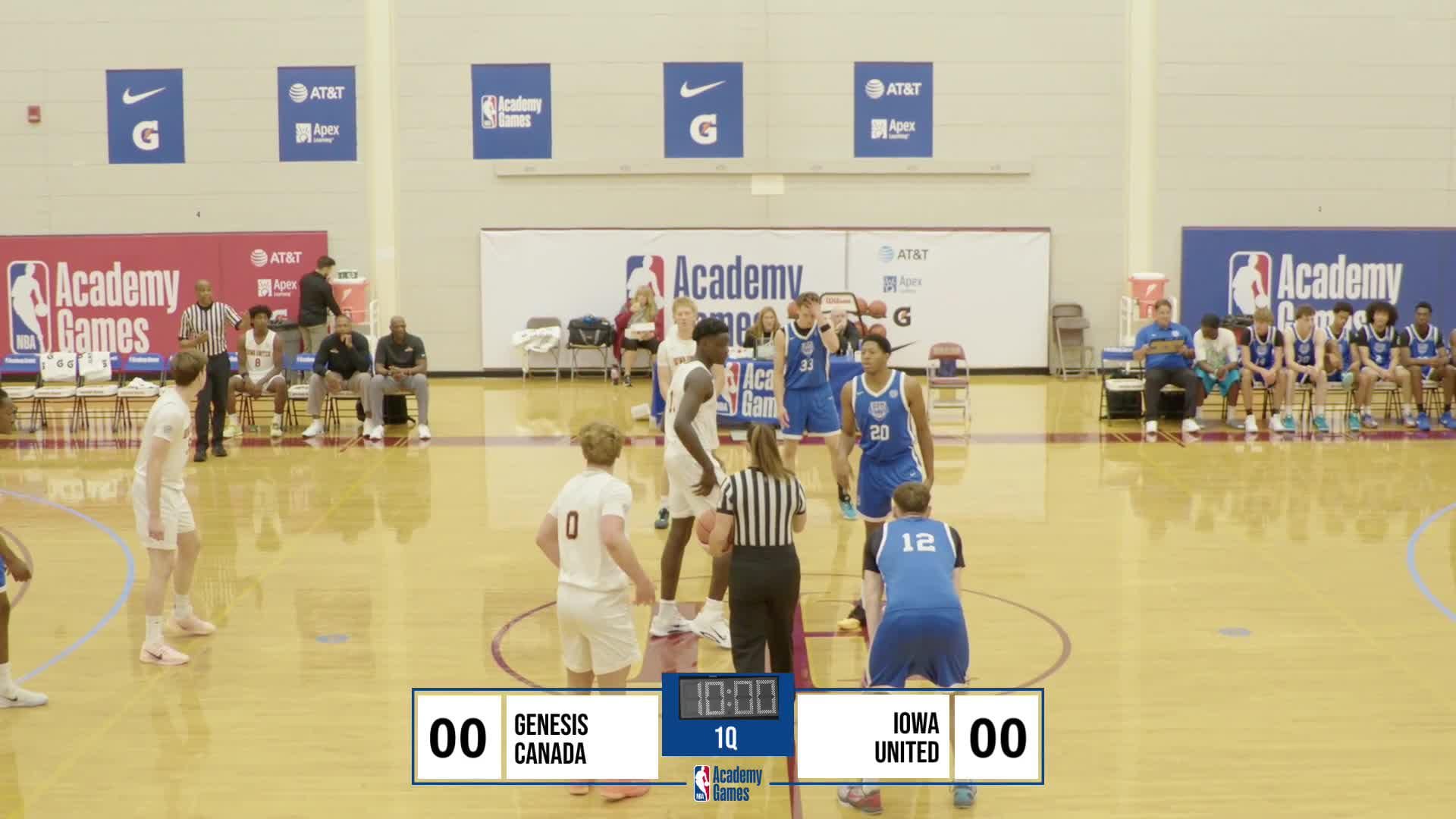 NBA Academy Full Game: Iowa United vs. Genesis Canada