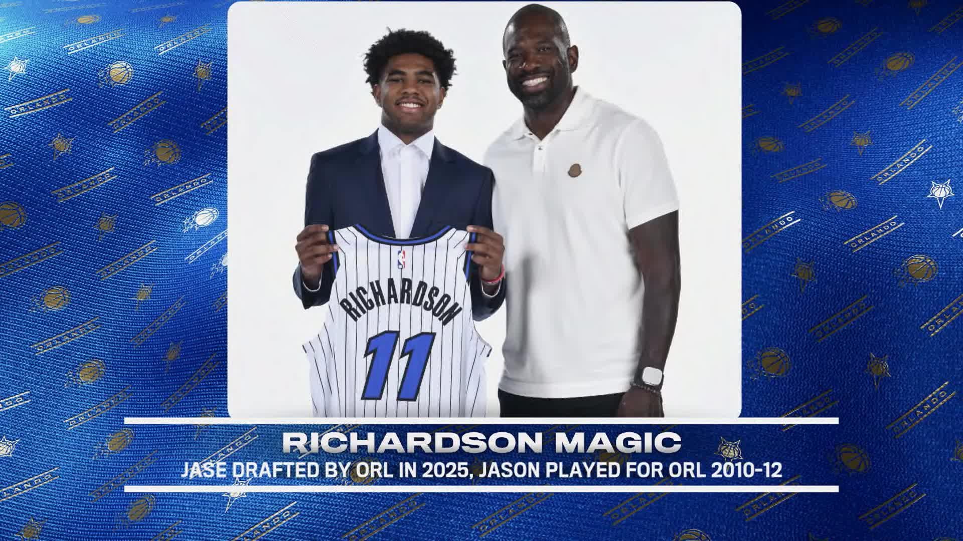 Jason Richardson on son Jase: 'He's a student of the game'
