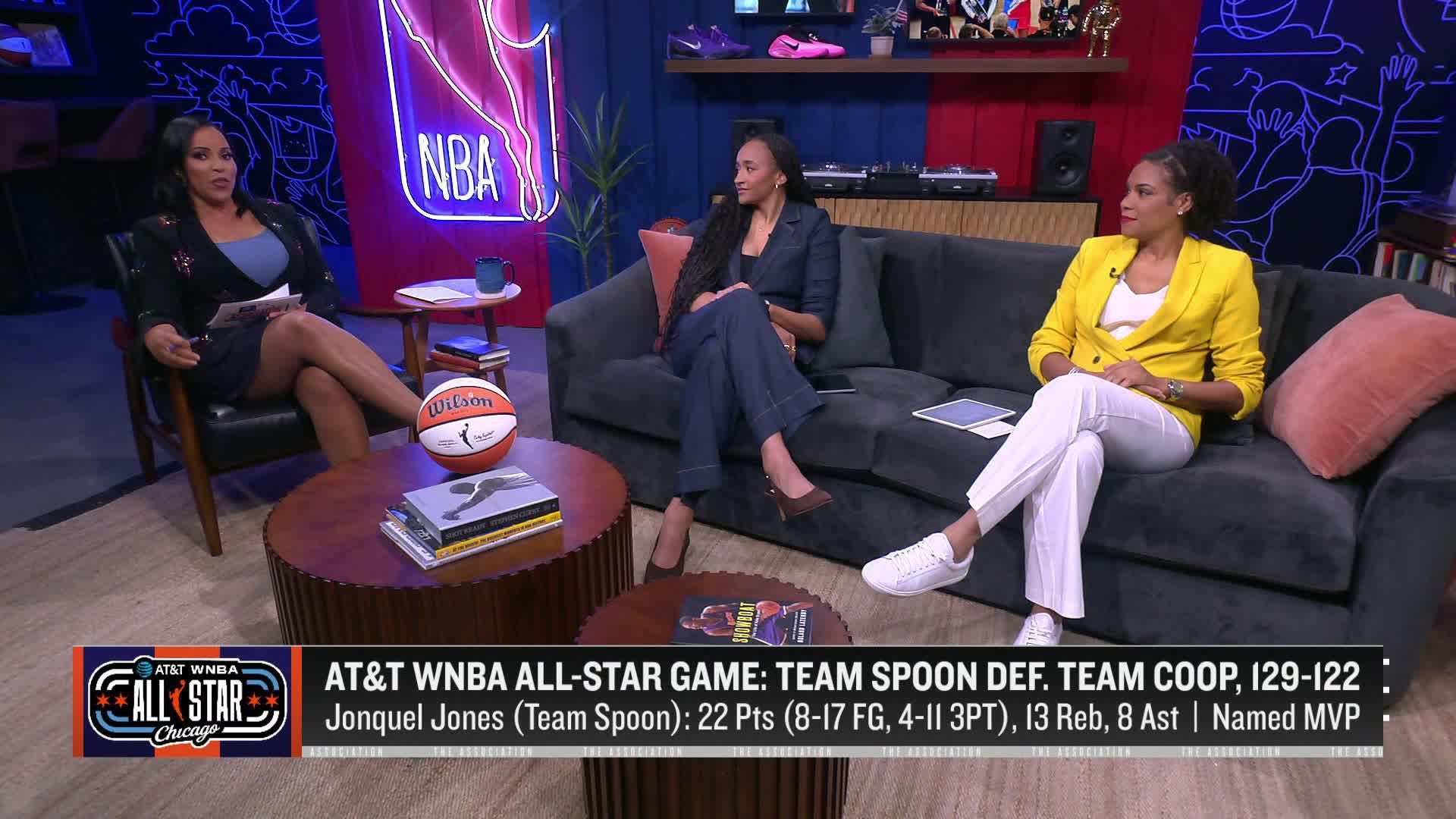 The Association: Haley Jones on Jonquel Jones ASG MVP