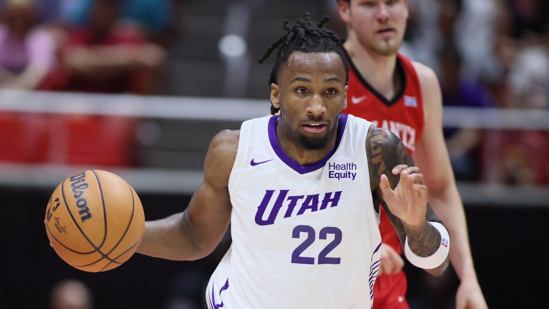 Peterson Drops 28 to Lift Jazz Past Hawks in Summer League OT