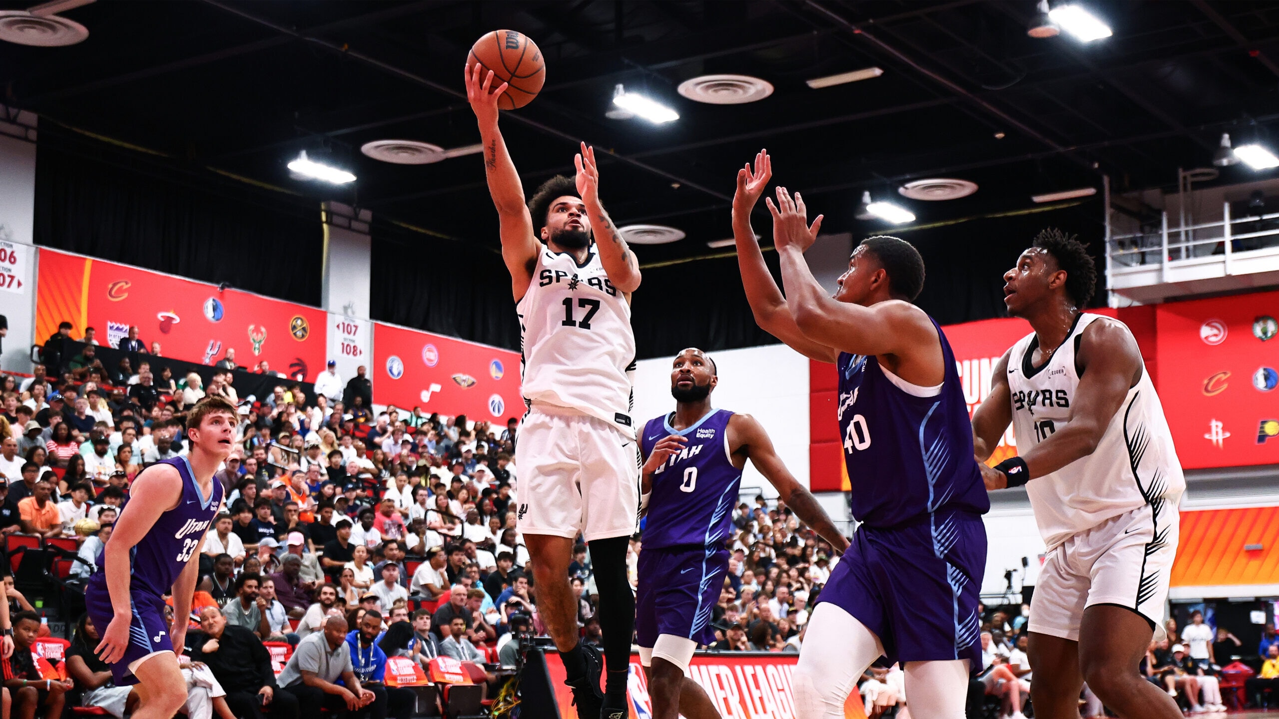 2026 NBA Summer League: Spurs use hot shooting from Ja'Kobi Gillespie, Hyunjung Lee to defeat Jazz