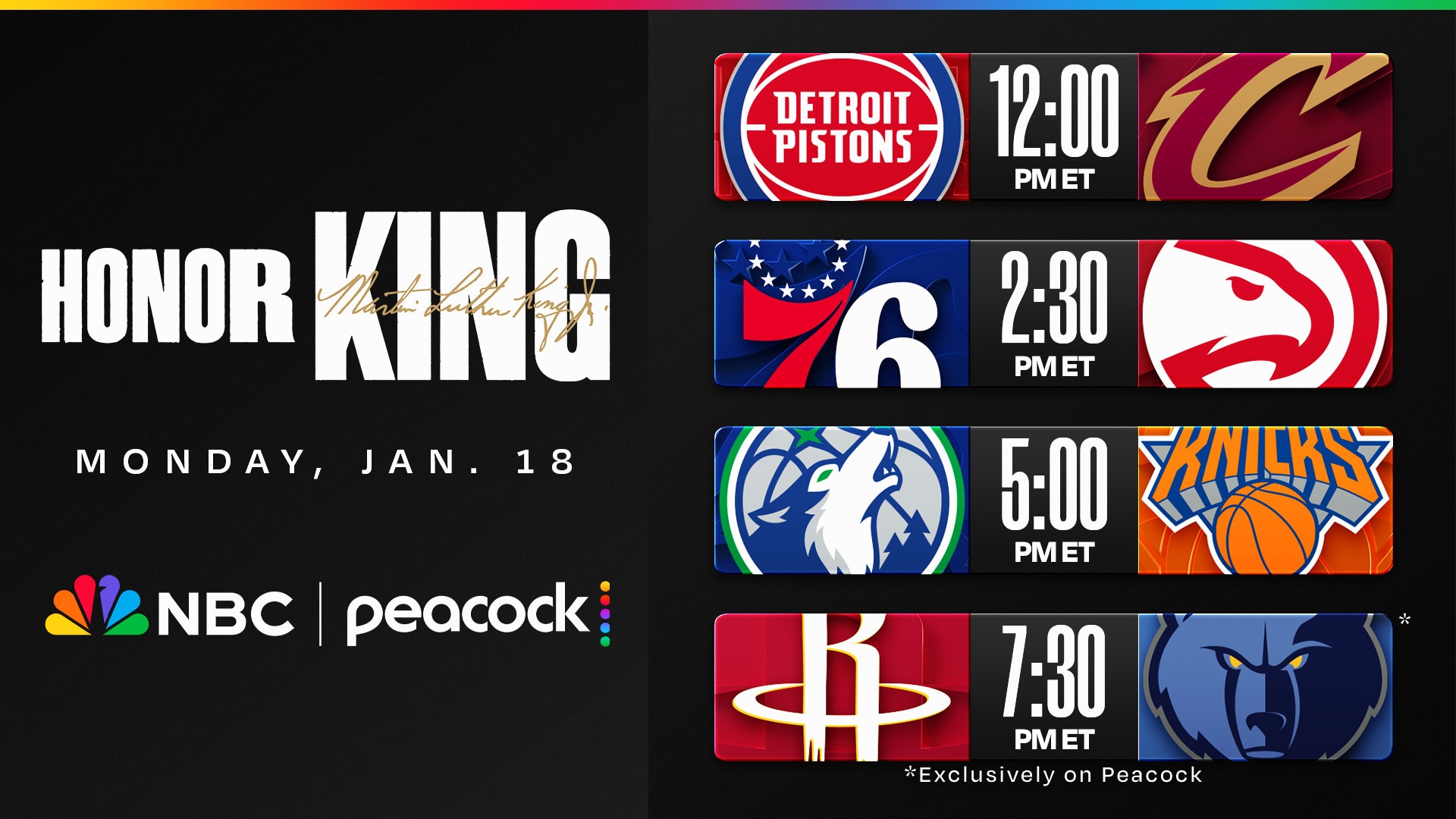 NBA Unwraps Epic 2027 MLK Day & Presidents' Day Schedule