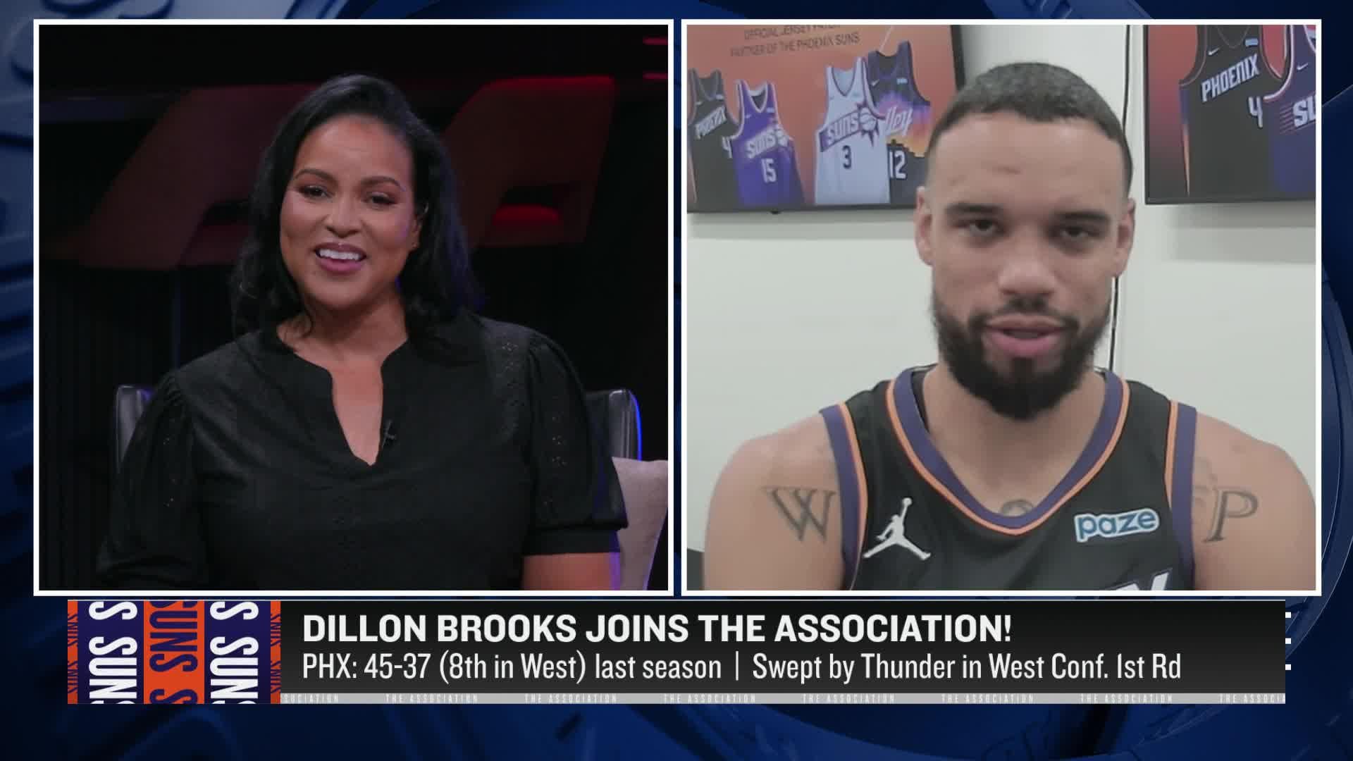 The Association catches up with Dillon Brooks on hoops, his new look and the Suns’ upcoming season