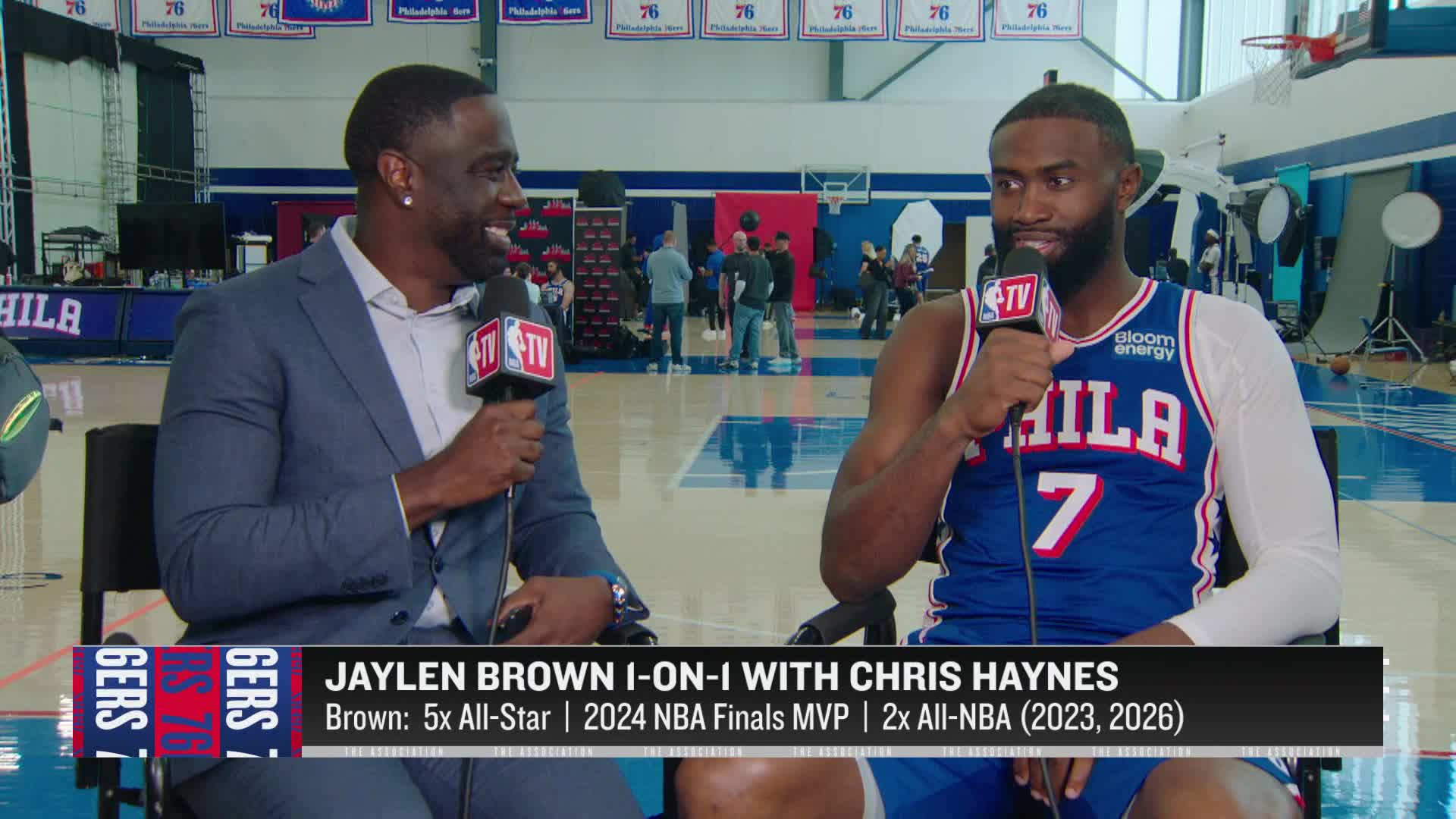 Jaylen Brown sits down with The Association at 2026 Media Day in Philadelphia