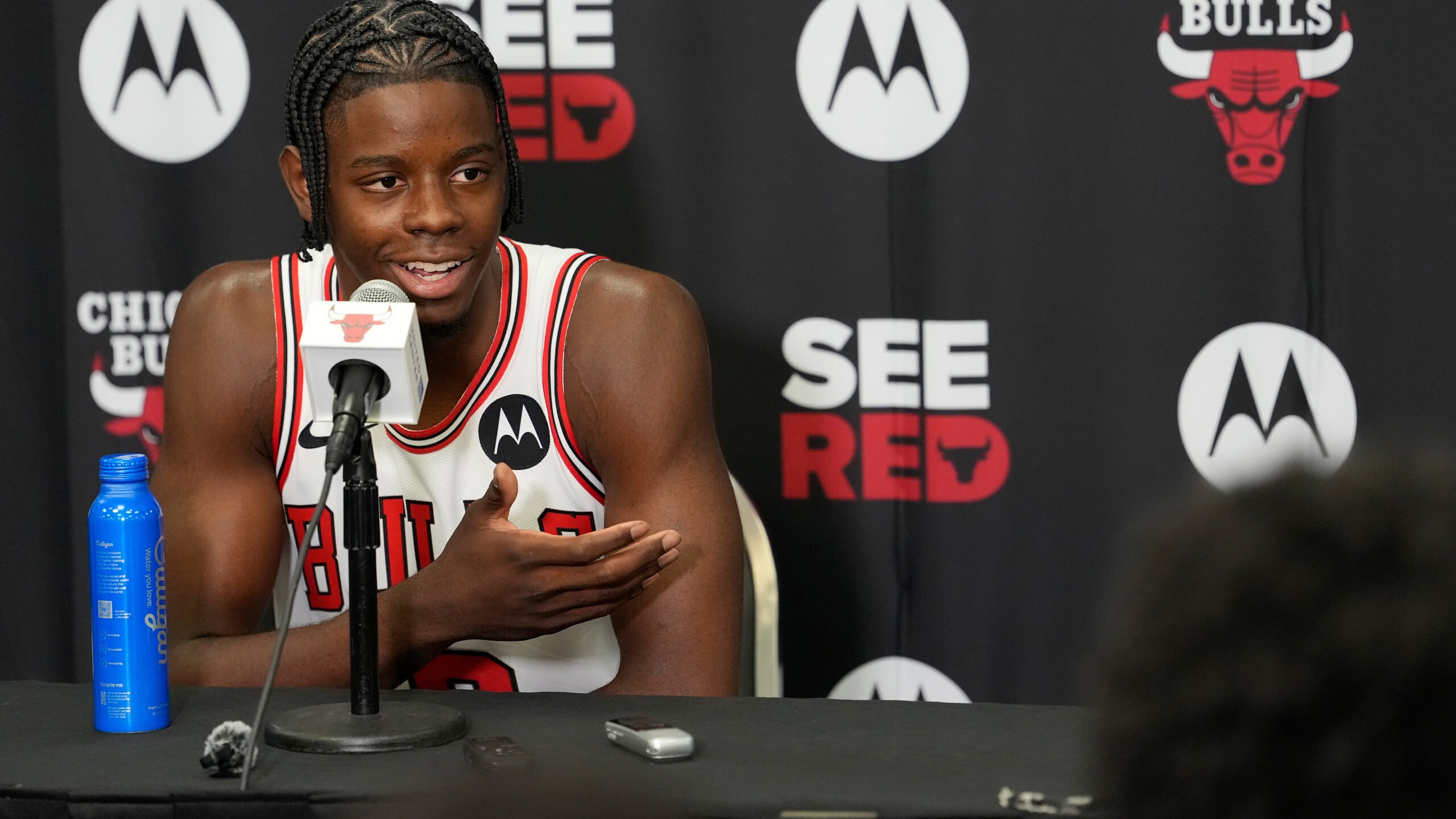 Bulls rookie Caleb Wilson says he's going to try to lead, not blend in