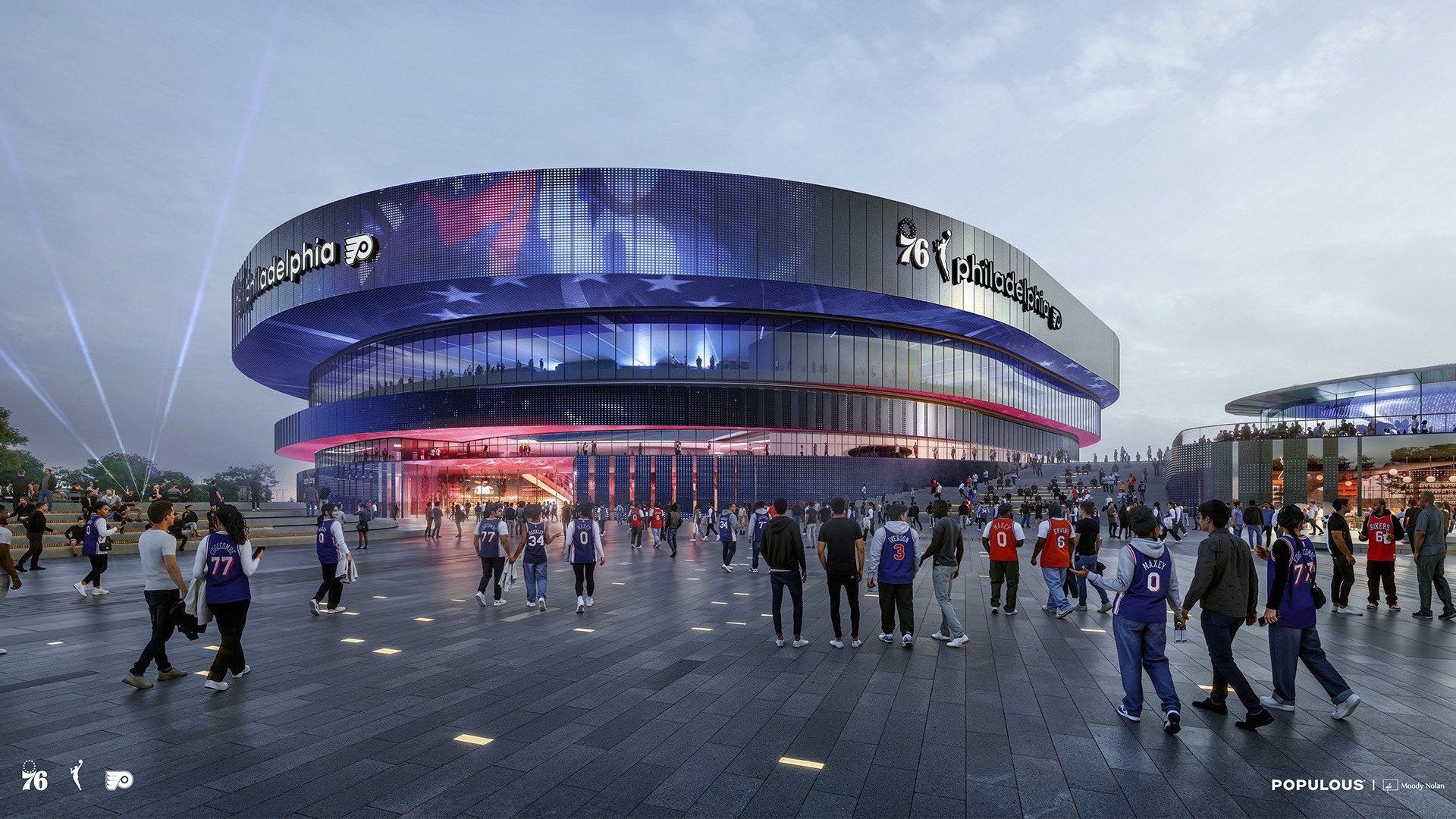 Philadelphia 76ers unveil first images of new arena set to open in 2030