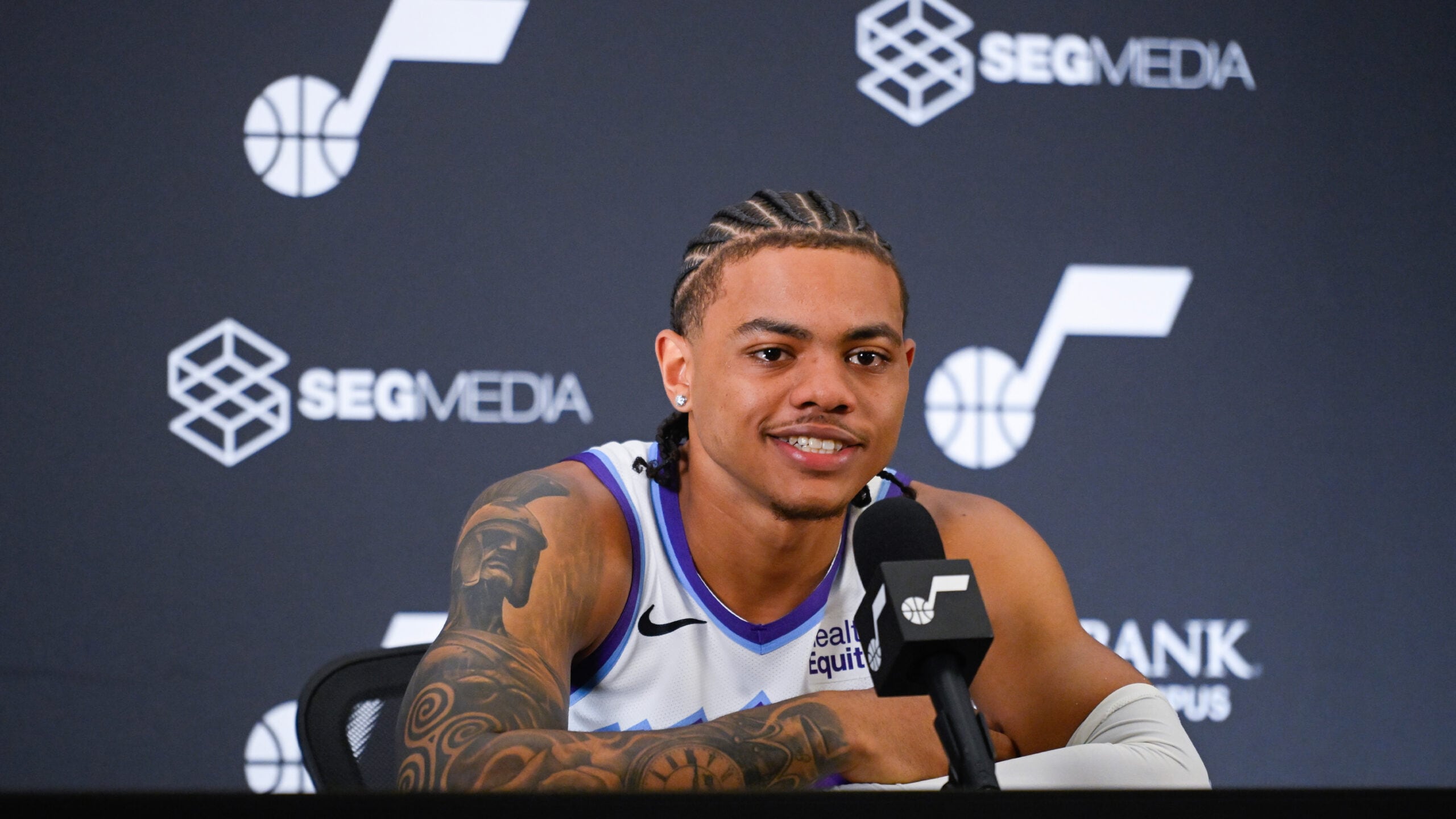 Utah Jazz players participate in Reddit AMA during 2026 Media Day