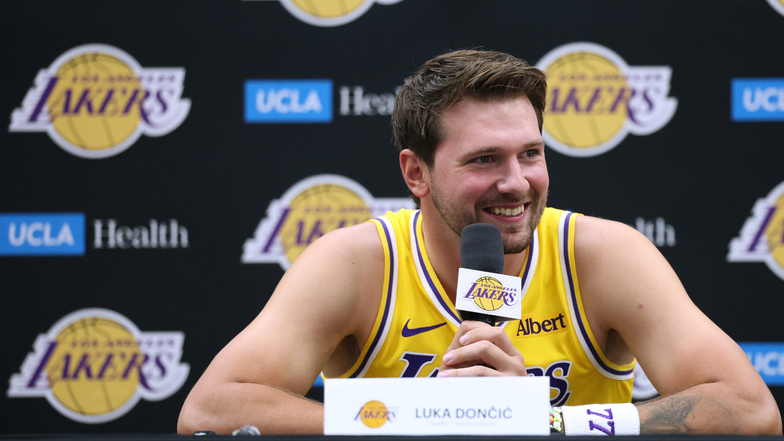 Luka Dončić says he’s comfortable taking leadership role with Lakers after LeBron James’ departure