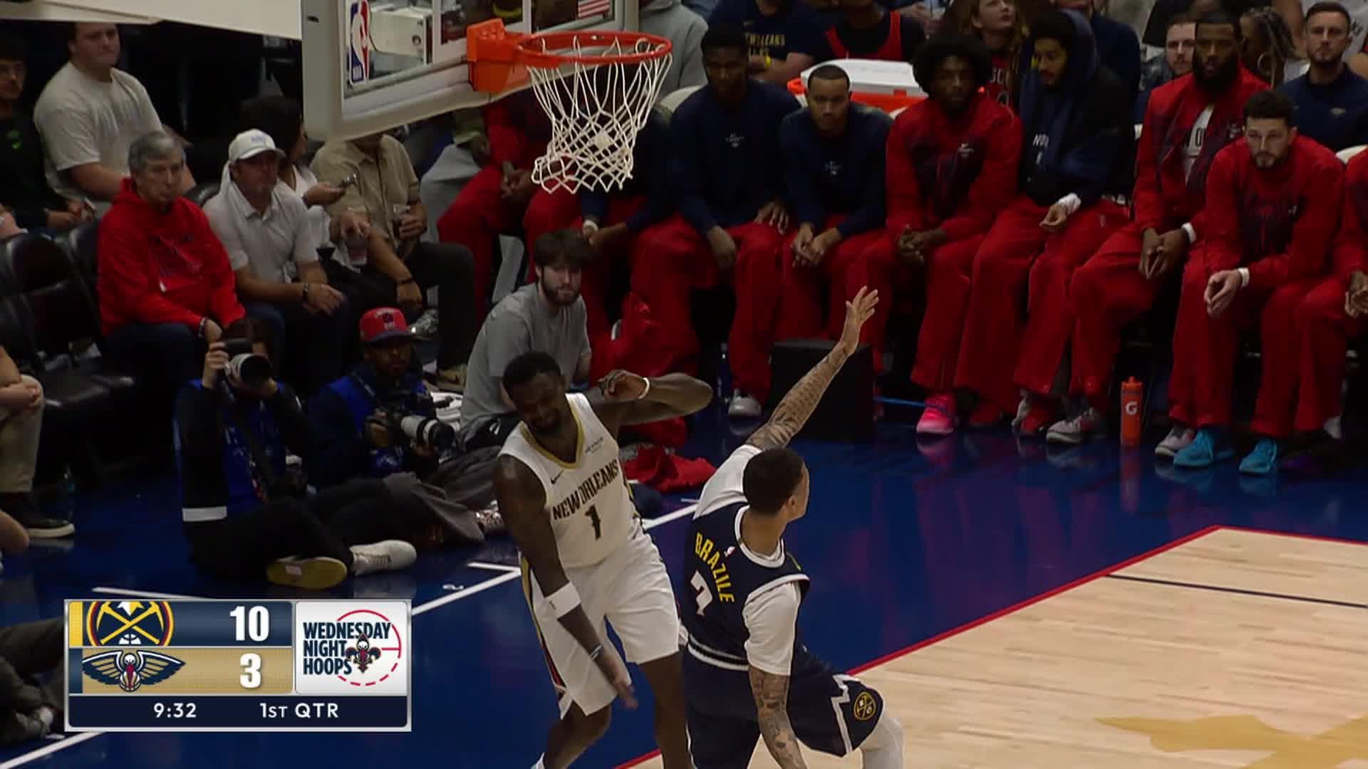 New Orleans Pelicans vs. Denver Nuggets - 1st Quarter Highlights