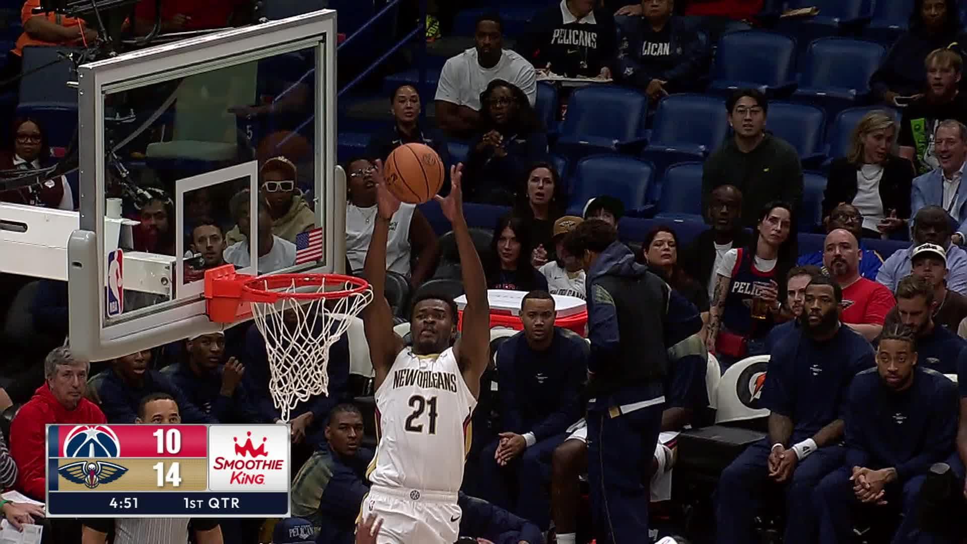 New Orleans Pelicans vs. Washington Wizards - 1st Quarter Highlights