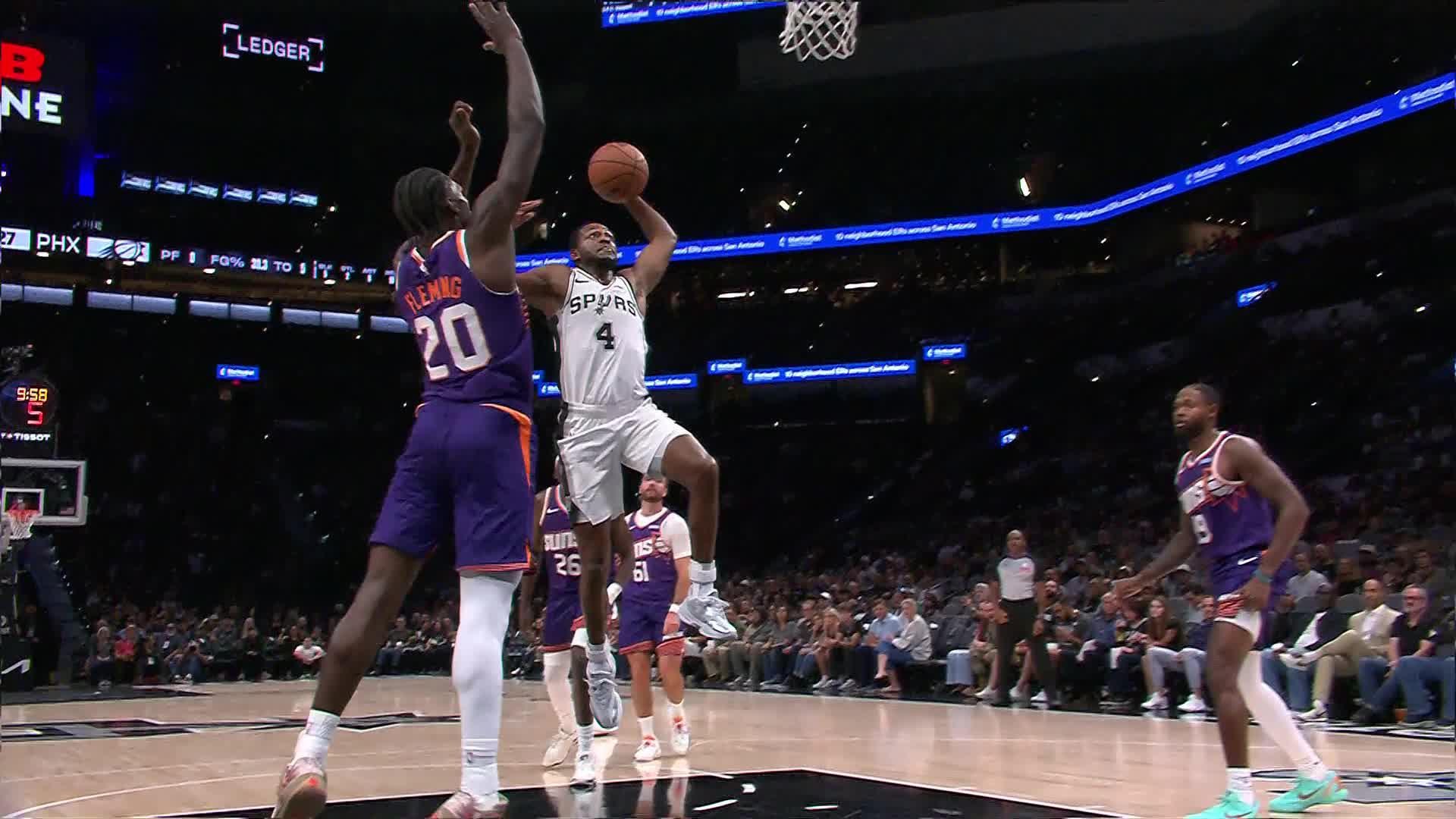 San Antonio Spurs vs. Phoenix Suns - 1st Half Highlights
