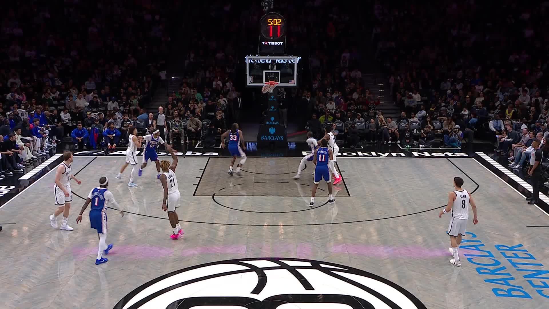 Brooklyn Nets vs. Philadelphia 76ers - 3rd Quarter Highlights