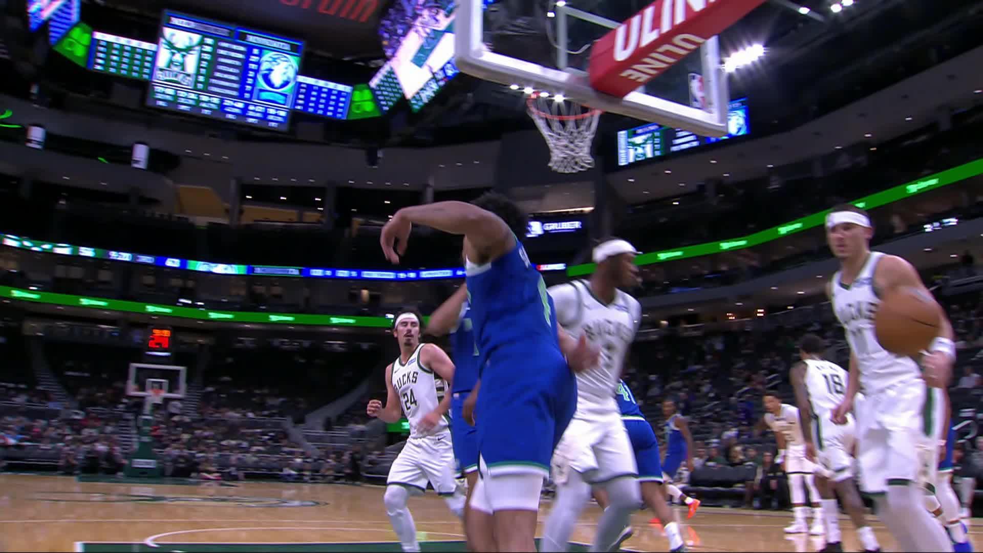 Milwaukee Bucks vs. Minnesota Timberwolves - 2nd Half Highlights
