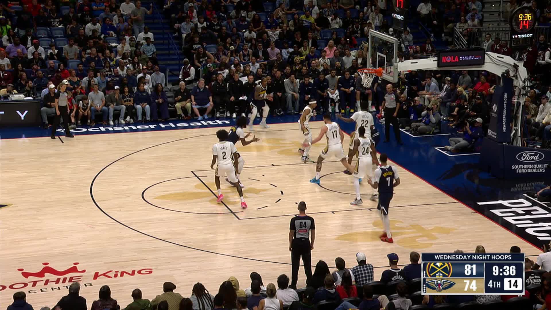 New Orleans Pelicans vs. Denver Nuggets - 4th Quarter Highlights