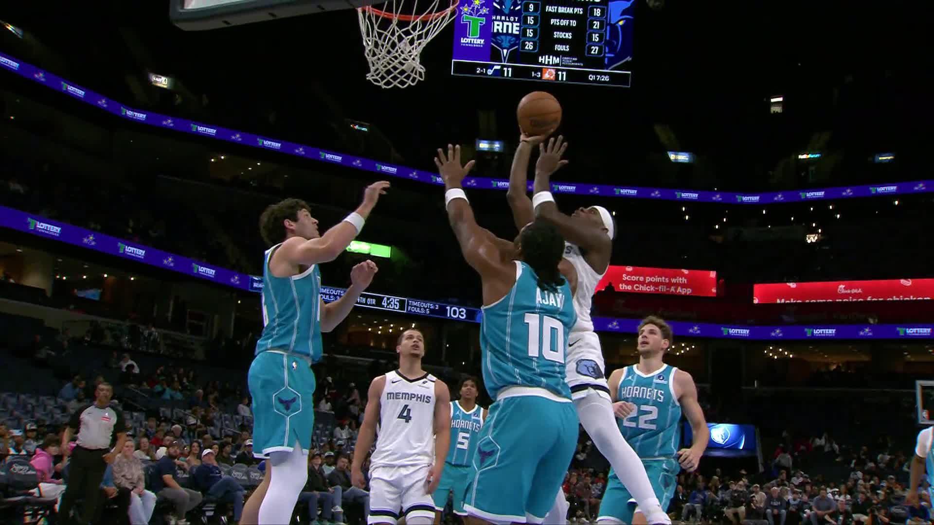 Memphis Grizzlies vs. Charlotte Hornets - 2nd Half Highlights