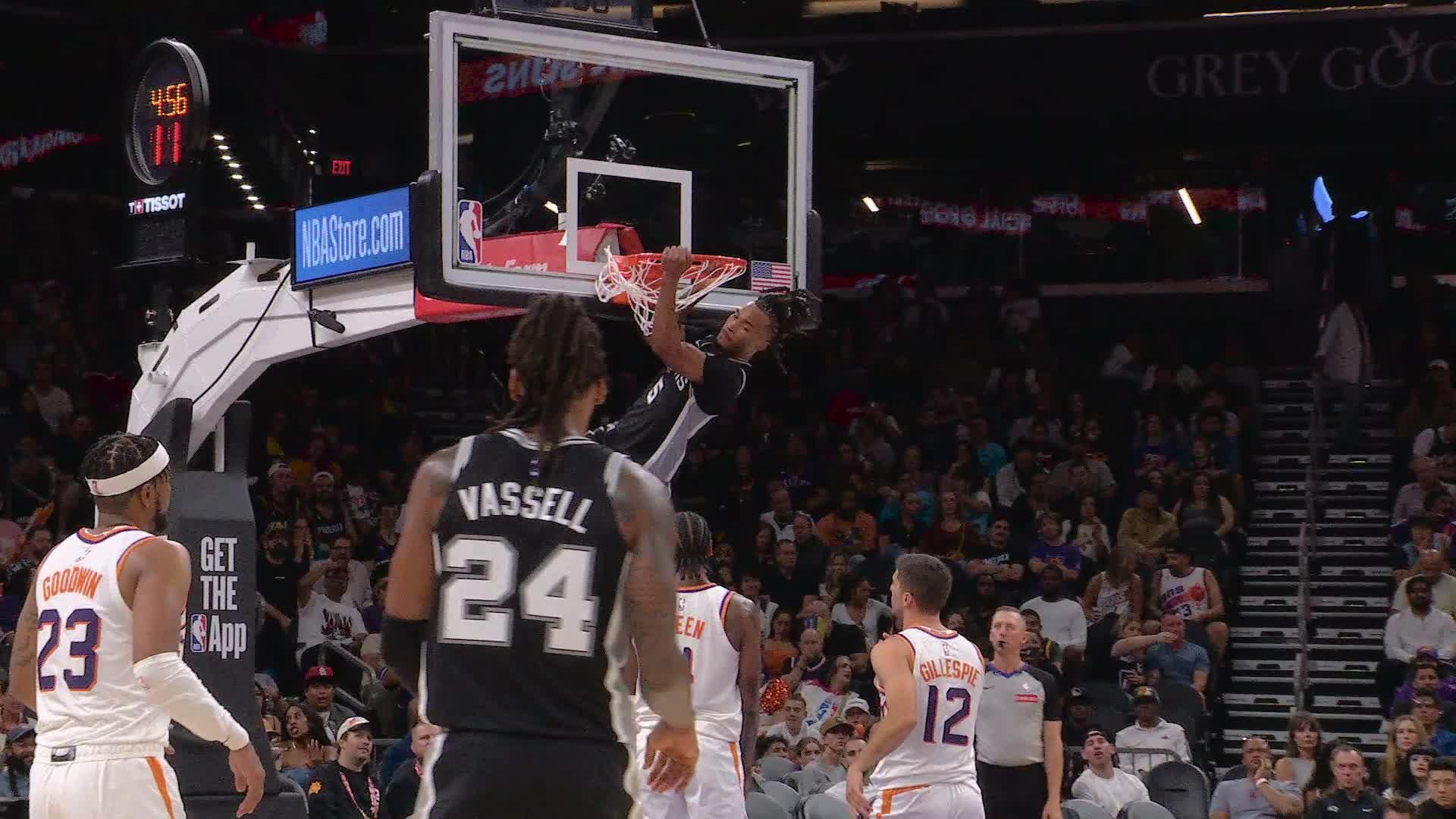Phoenix Suns vs. San Antonio Spurs - 3rd Quarter Highlights