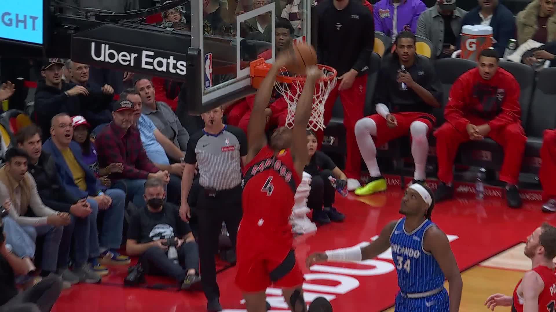 Highlights From Scottie Barnes 28-Point Game