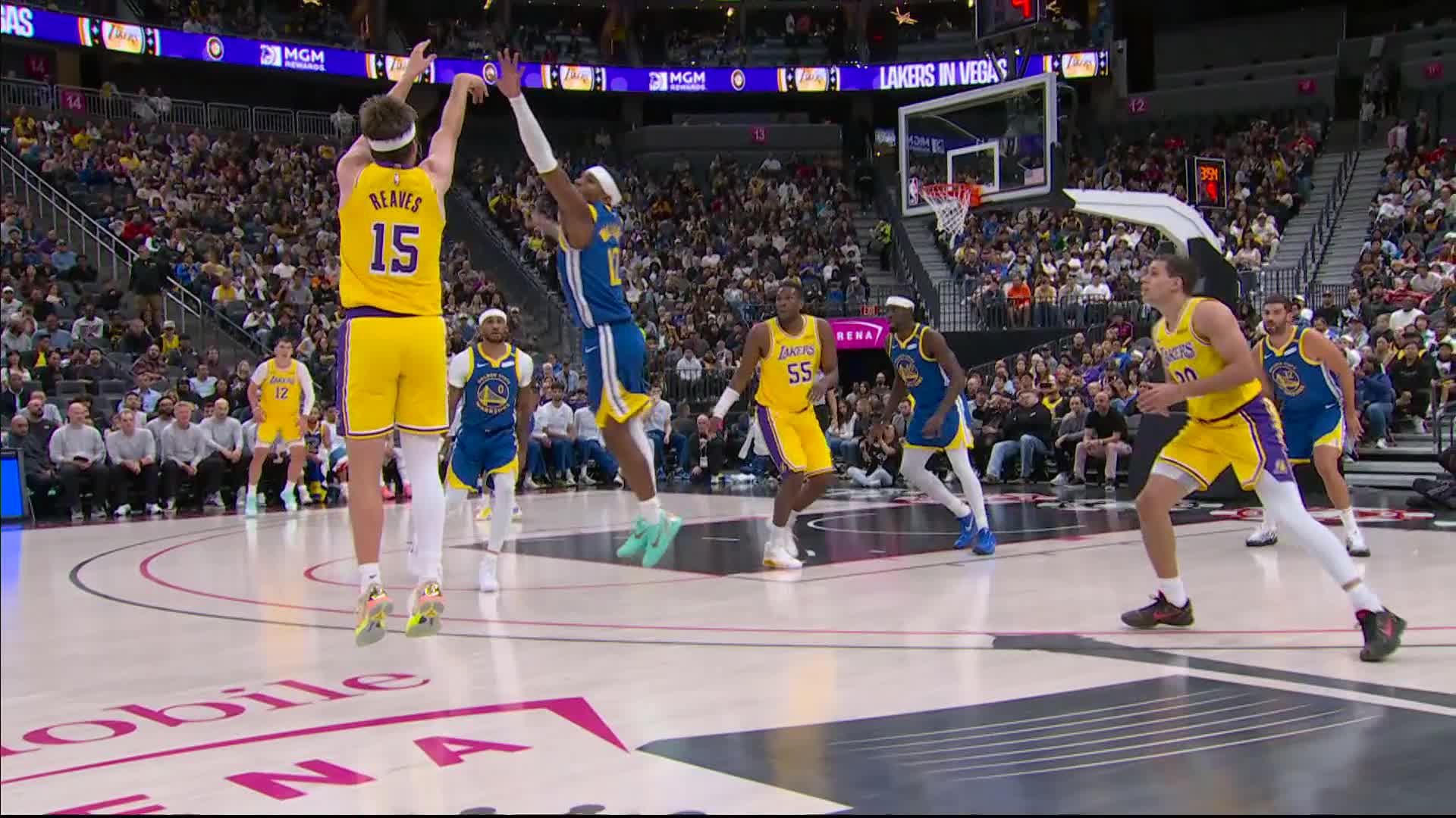 Los Angeles Lakers vs. Golden State Warriors - 1st Quarter Highlights