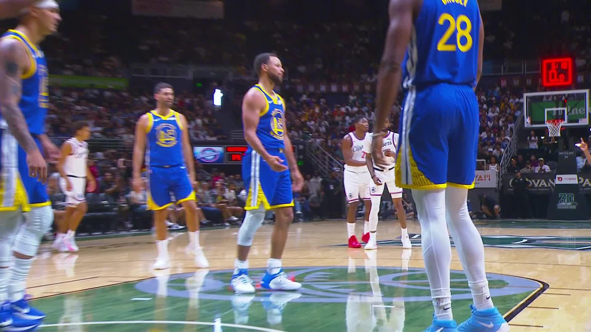 LA Clippers vs. Golden State Warriors - 1st Half Highlights
