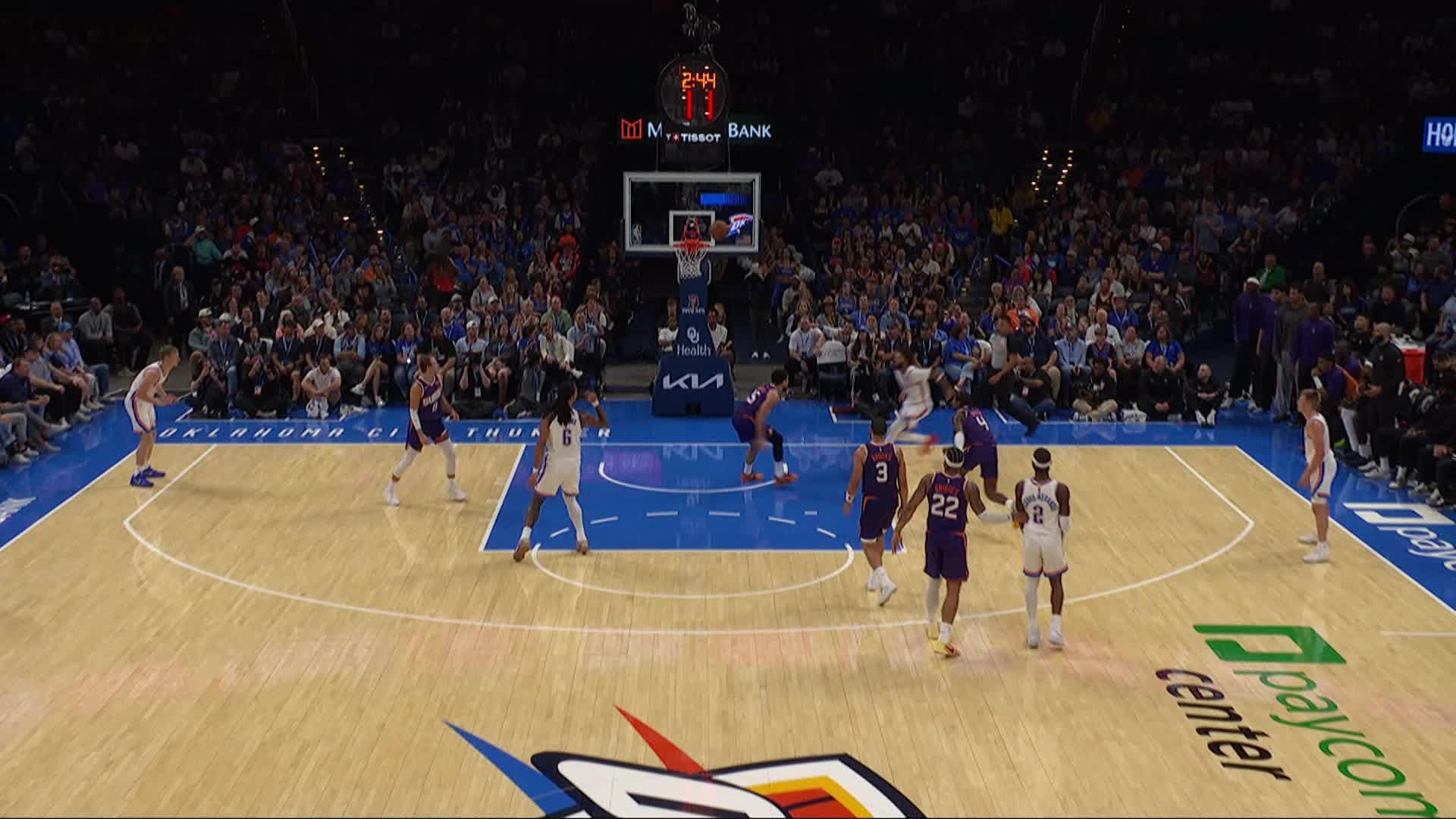 Oklahoma City Thunder vs. Phoenix Suns - 2nd Half Highlights