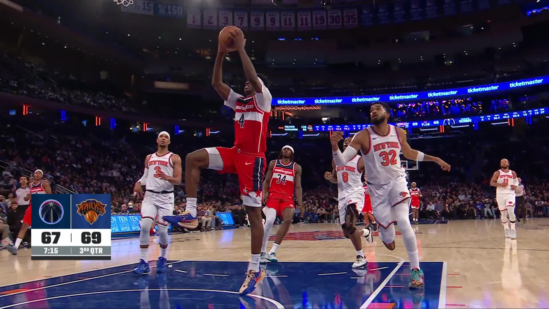 New York Knicks vs. Washington Wizards - 3rd Quarter Highlights