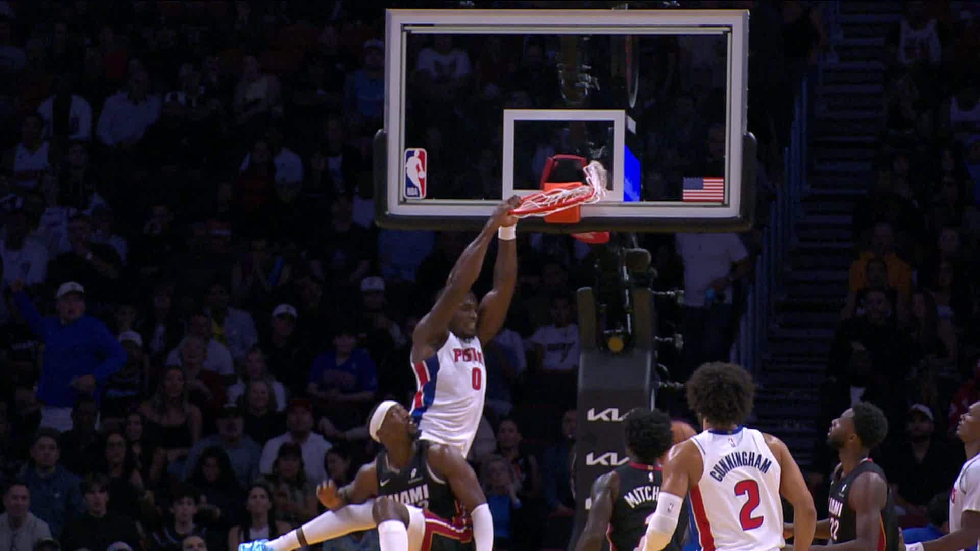 Miami Heat vs. Detroit Pistons - 1st Quarter Highlights
