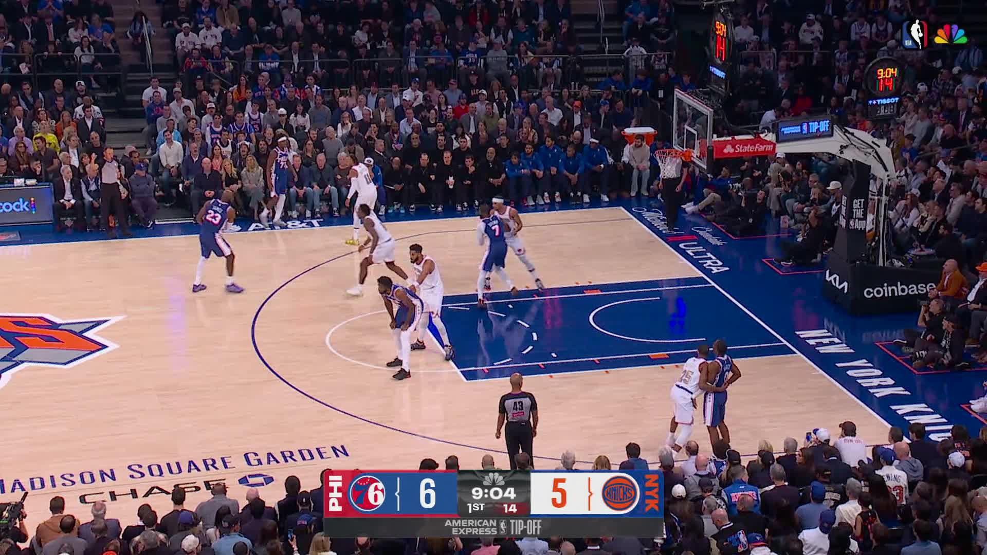 Highlights of LeBron James first game as a Sixer in the season opener
