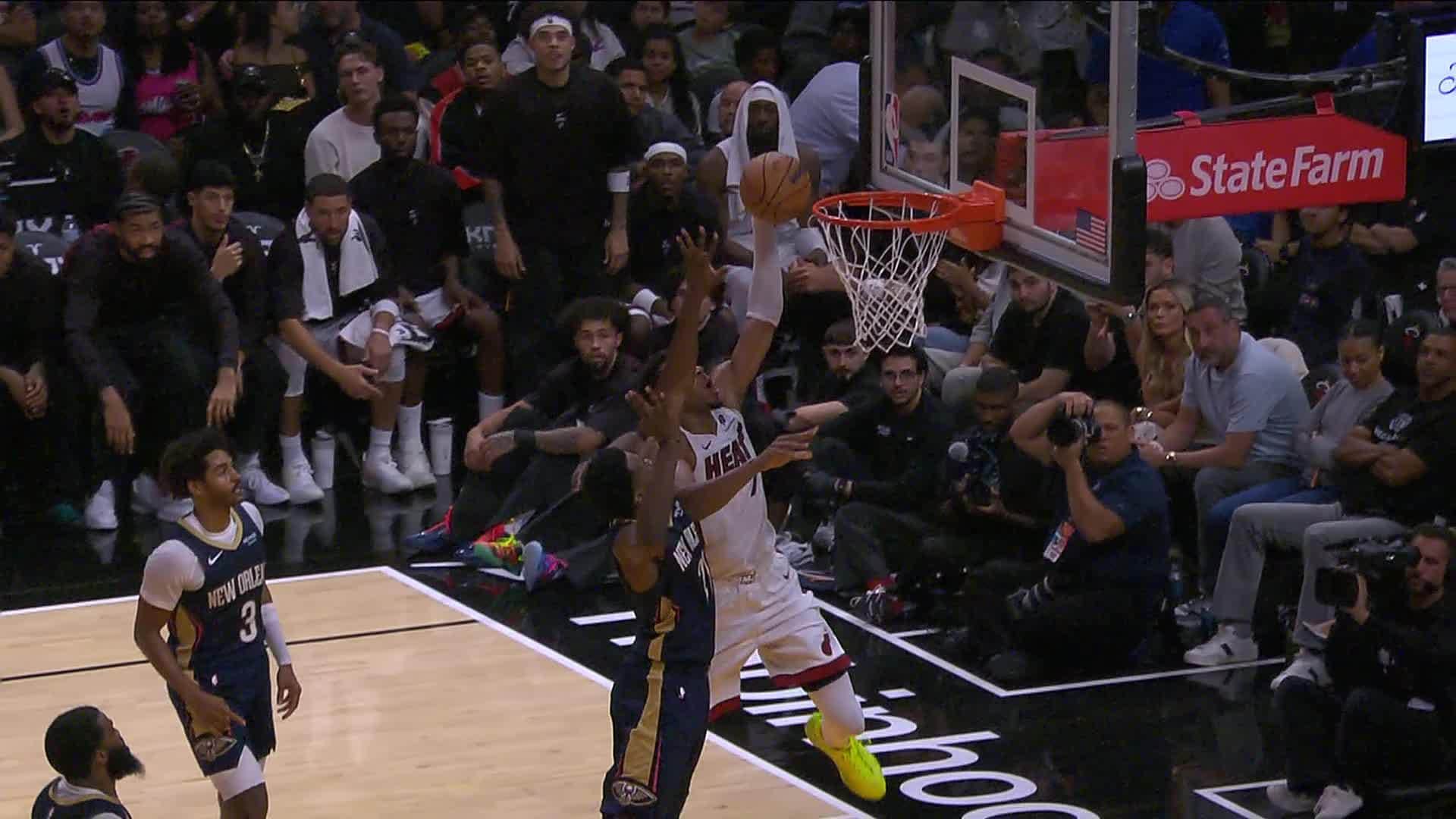 Miami Heat vs. New Orleans Pelicans - 1st Half Highlights