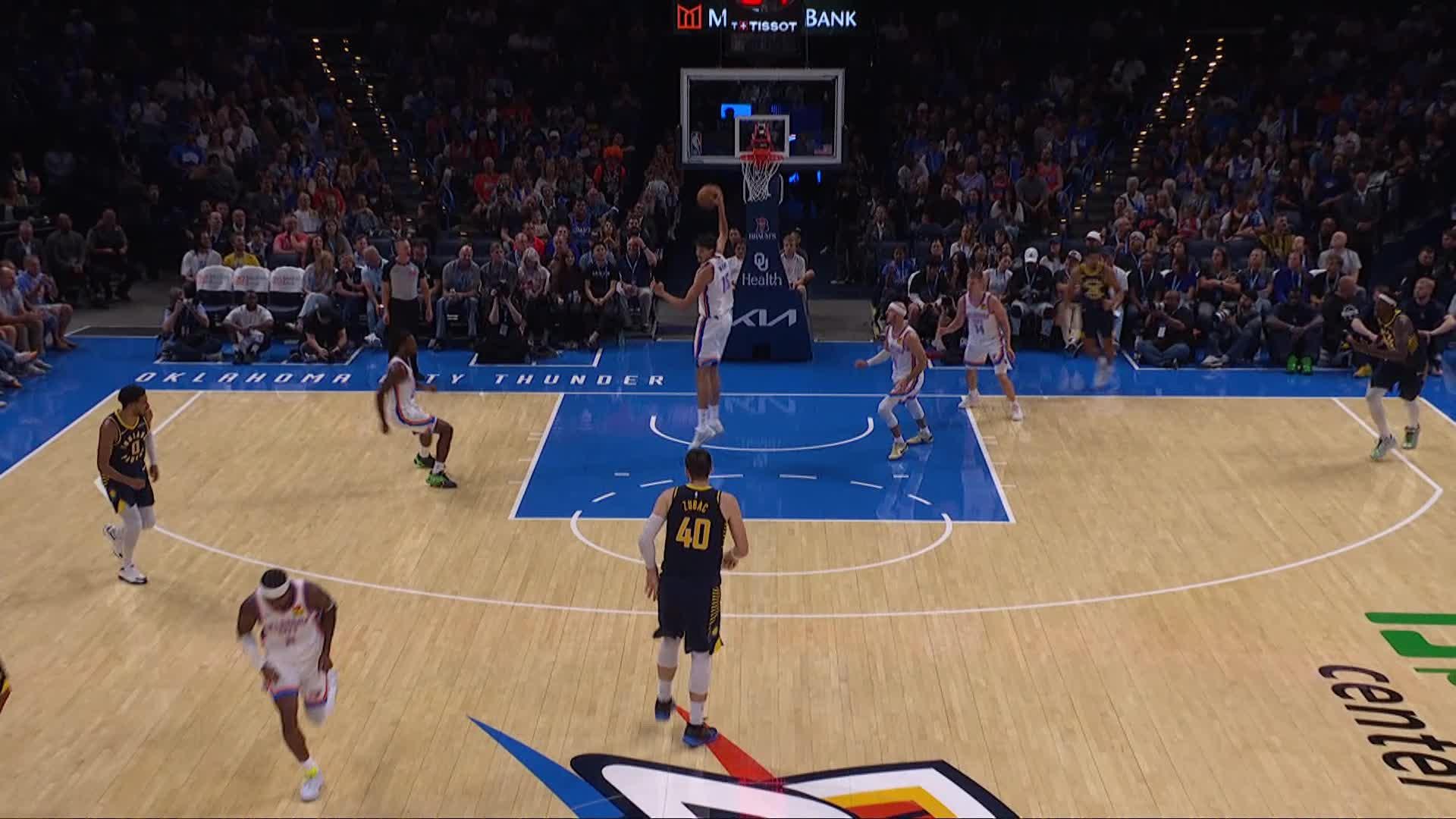 Oklahoma City Thunder vs. Indiana Pacers - 2nd Quarter Highlights